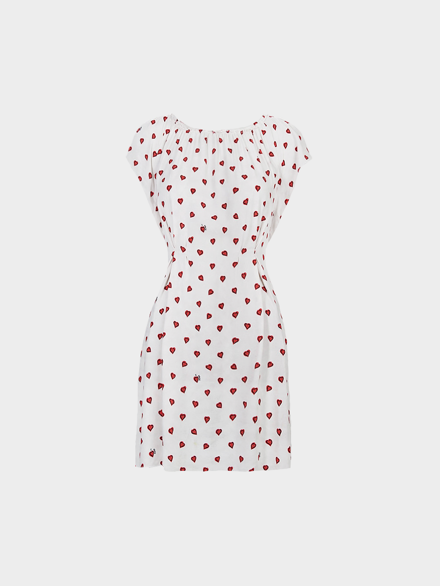 Prada 2010s Heart Printed Mini Dress