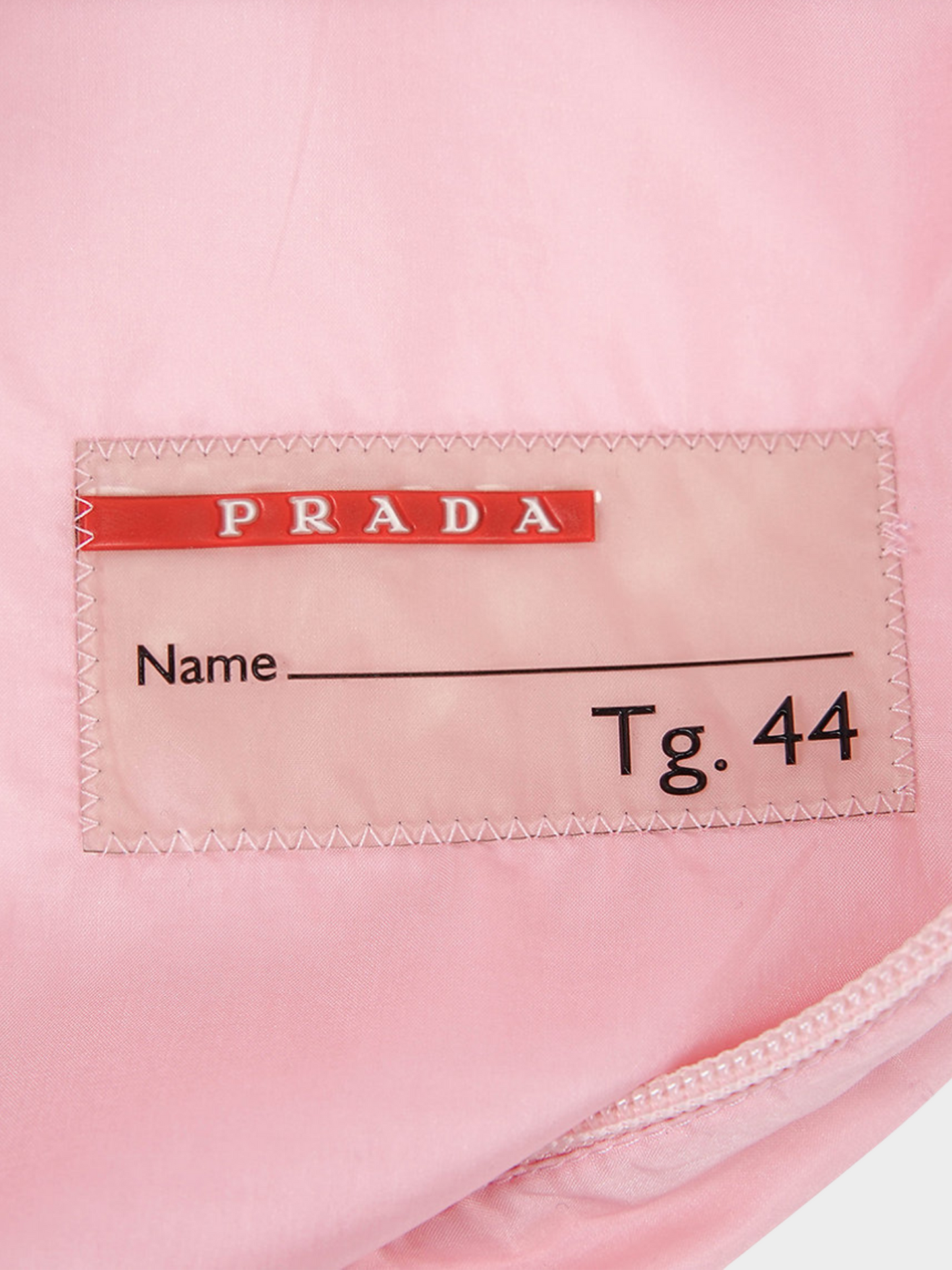 Prada SS 1999 Pink Convertible Nylon Windbreaker Jacket