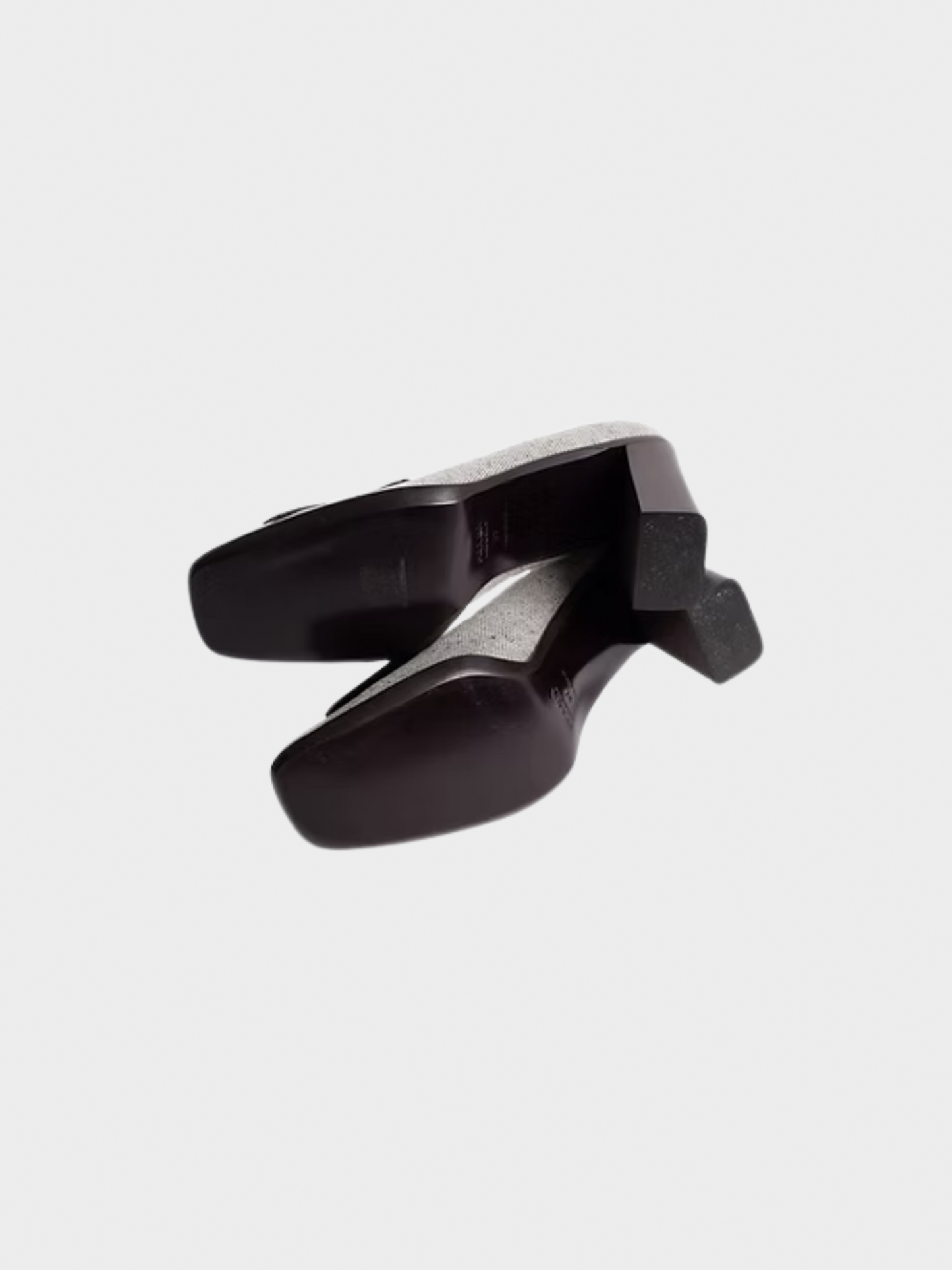 Prada SS 1999 Grey Runway Tassle Heels