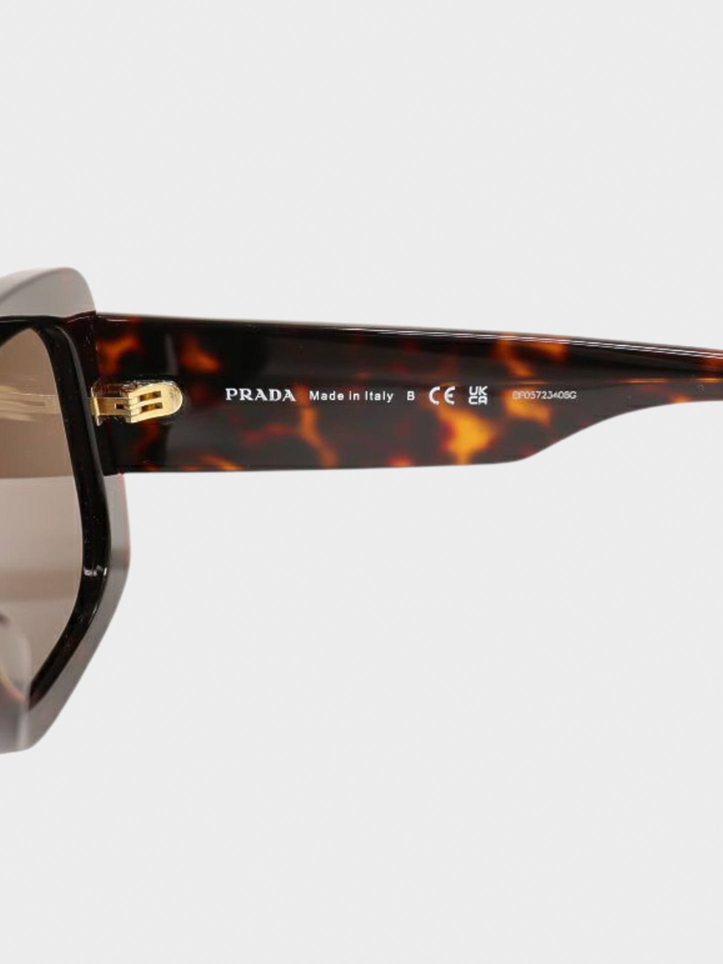 Prada 2020s Brown Tortoiseshell Sunglasses