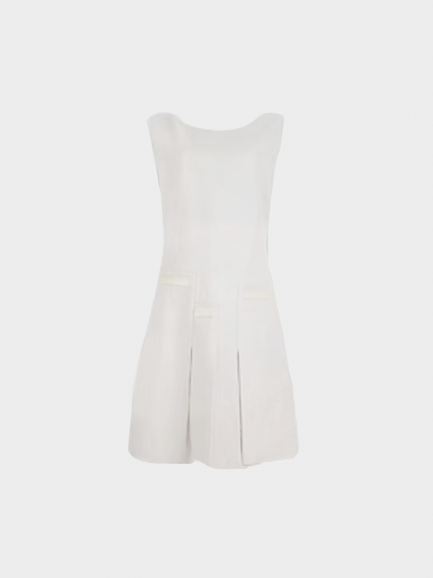Prada FW 1998 Runway Grey Pleated Dress