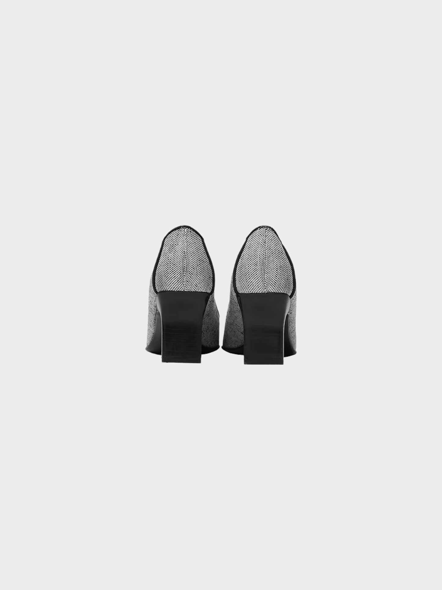 Prada SS 1999 Grey Canvas Heels