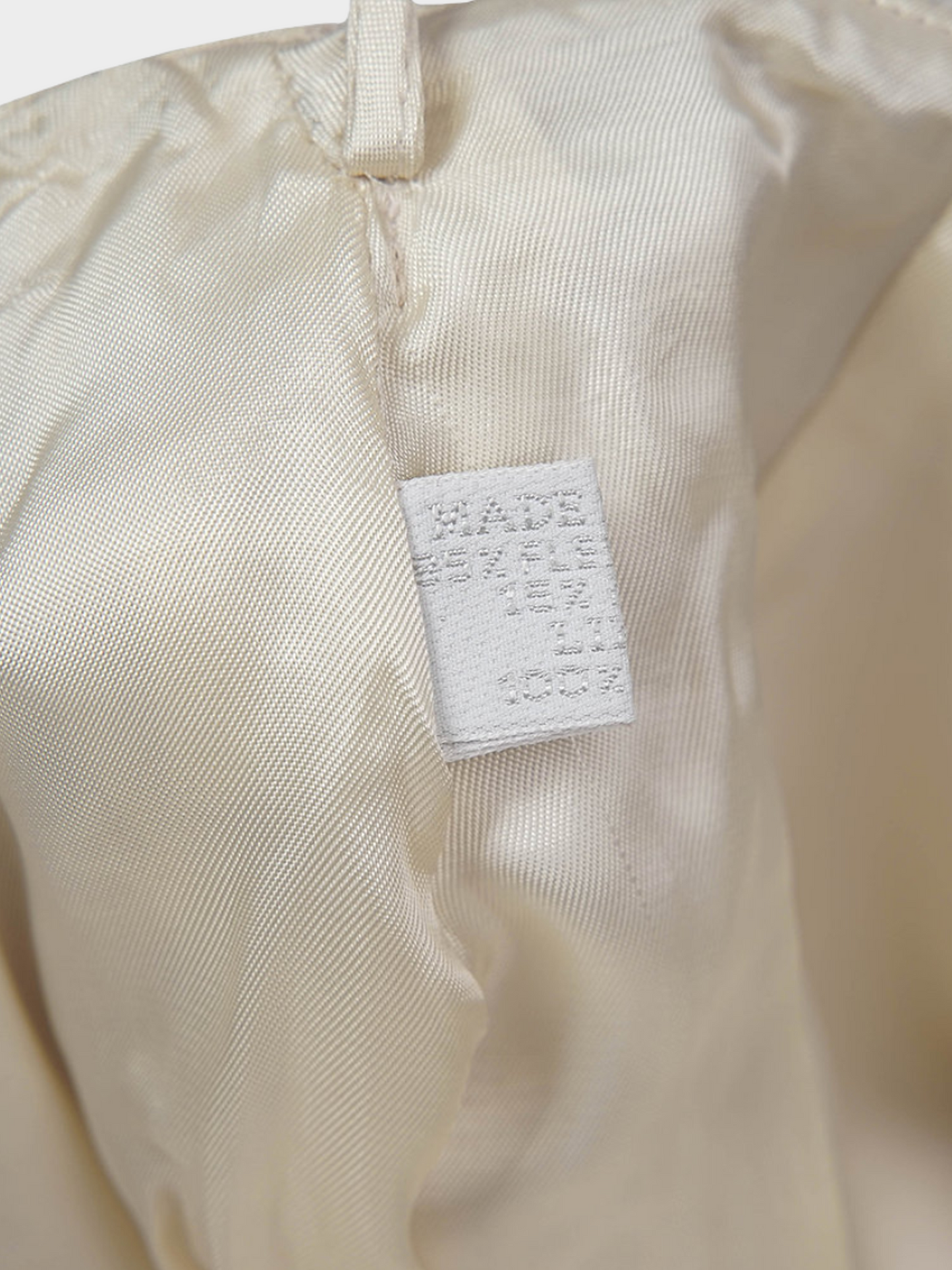 Prada FW 1998 White Wool Mini Skirt