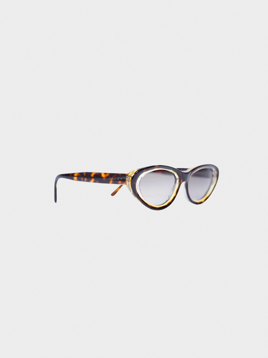 Prada SS 2001 Brown Tortoiseshell Sunglasses