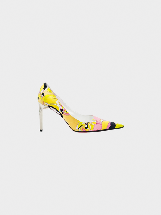 Emilio Pucci 2000s Multicoloured Pattern Pump