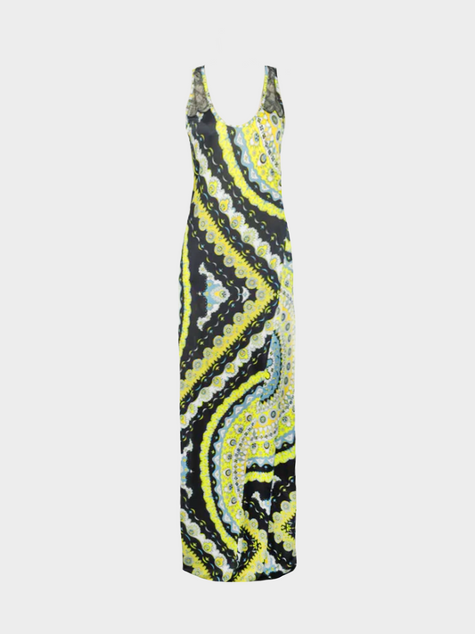 Emilio Pucci SS 2012 Multicoloured Stretch Viscose Maxi Dress