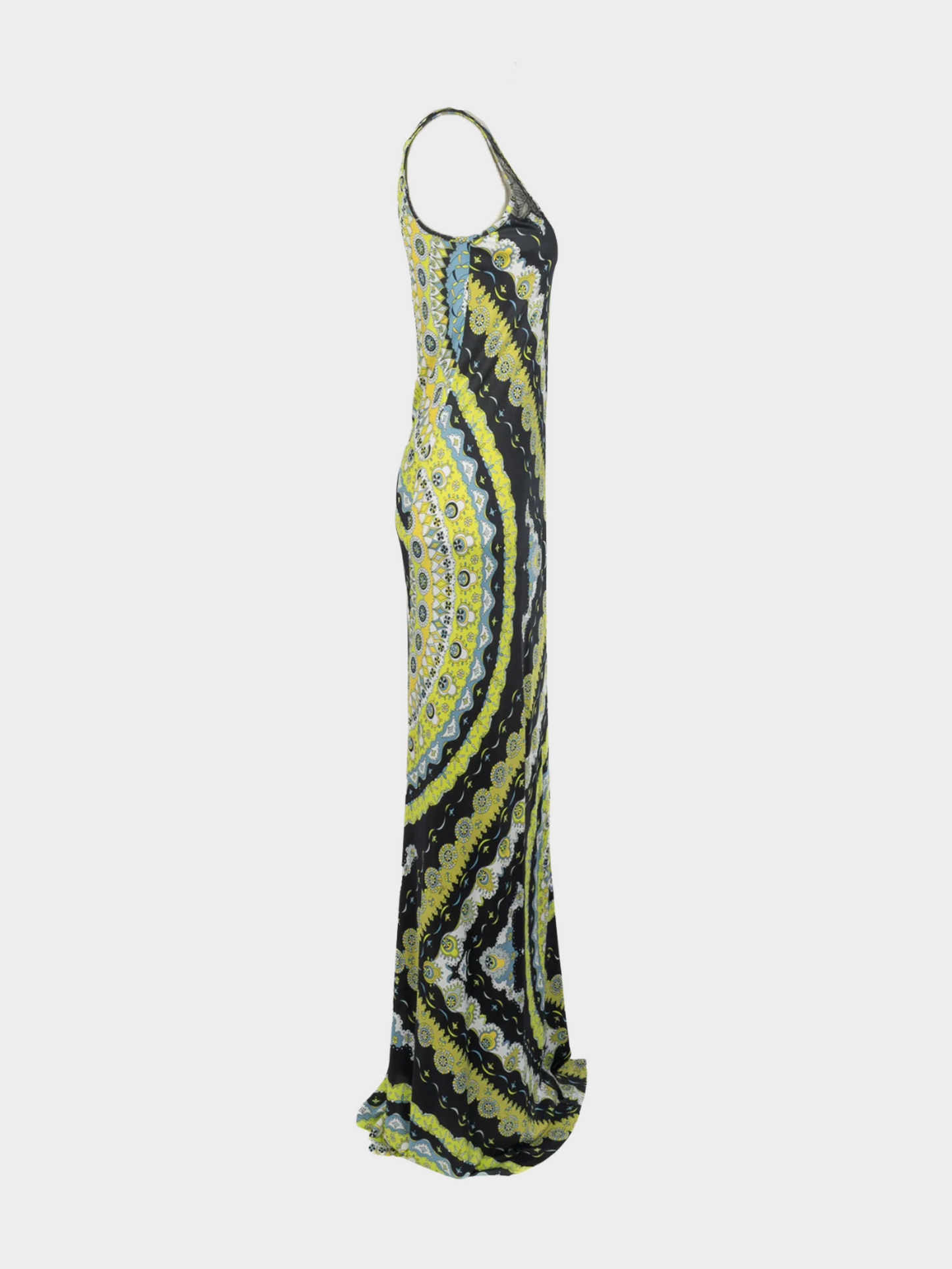 Emilio Pucci SS 2012 Multicoloured Stretch Viscose Maxi Dress
