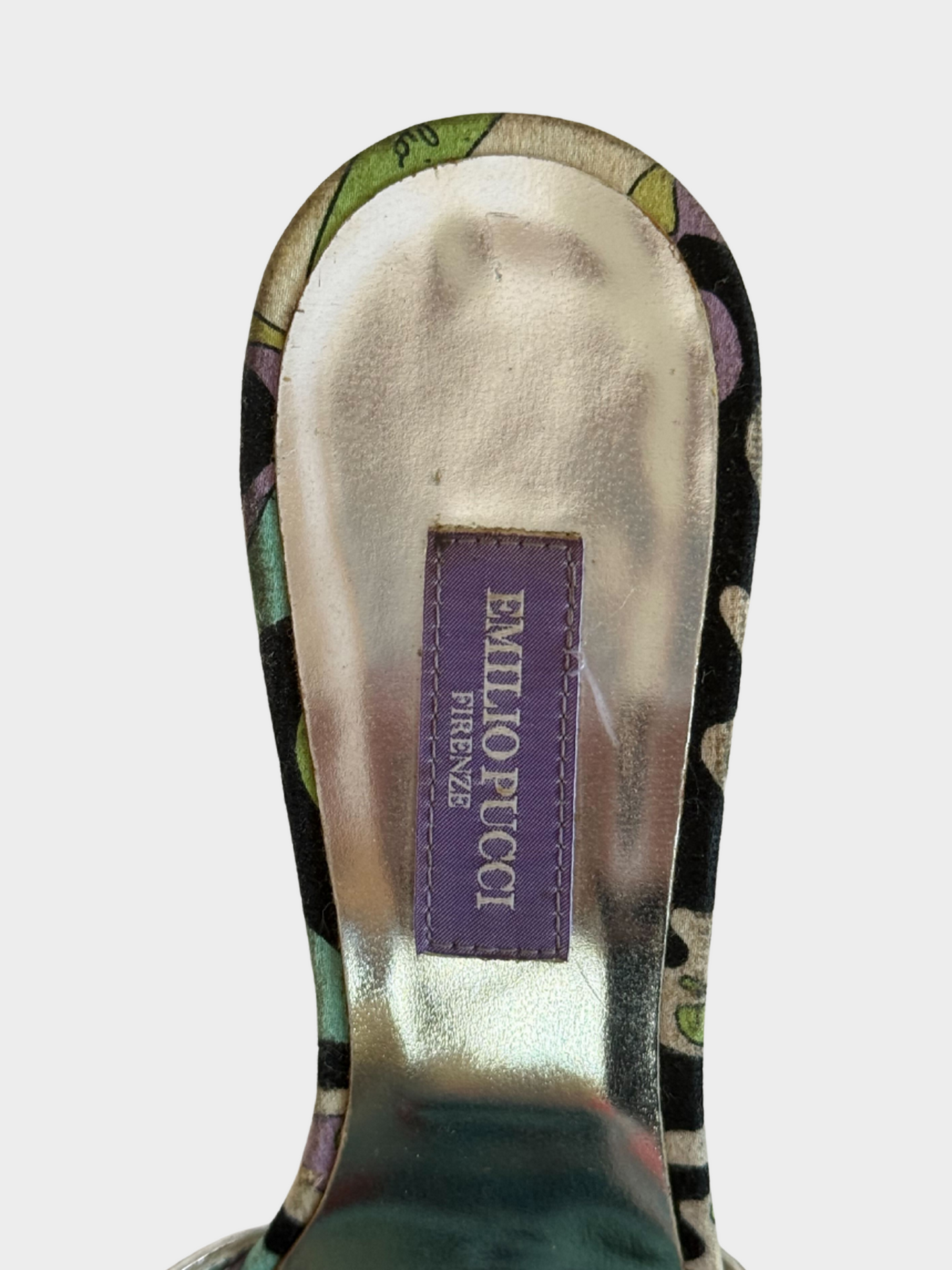 Emilio Pucci 2000s Multicoloured Bead Embellished Pumps