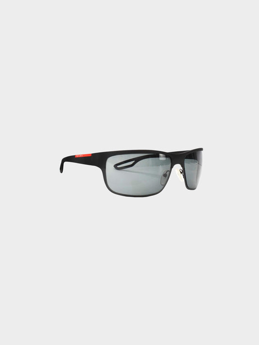 Prada Sports Grey Visor 2000s Sunglasses