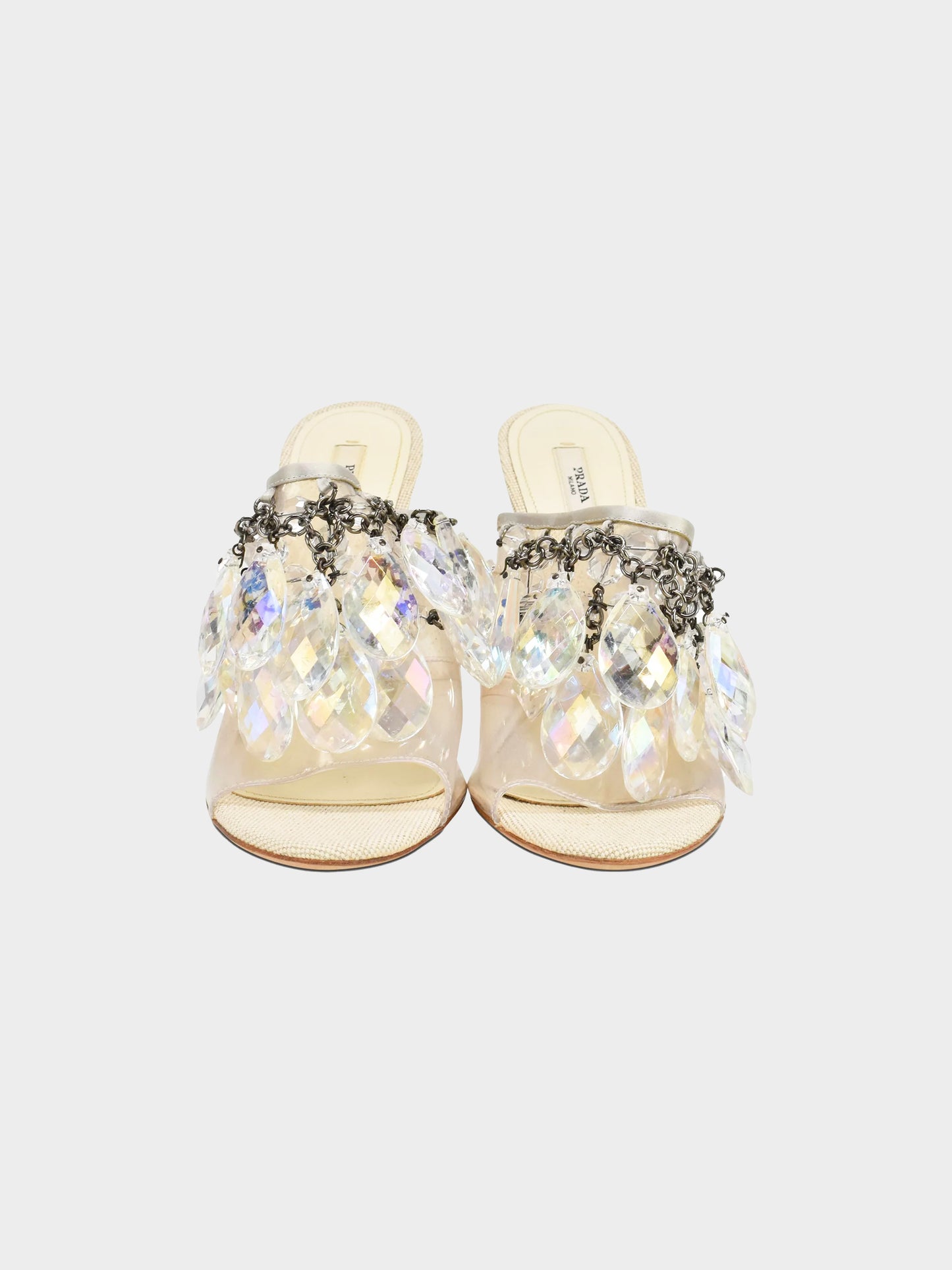 Prada SS 2010 Crystal Lucite Mules