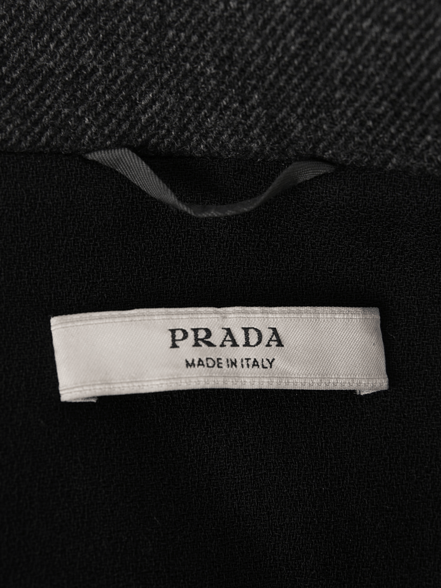 Prada FW 2001 Dark Grey Runway Coat