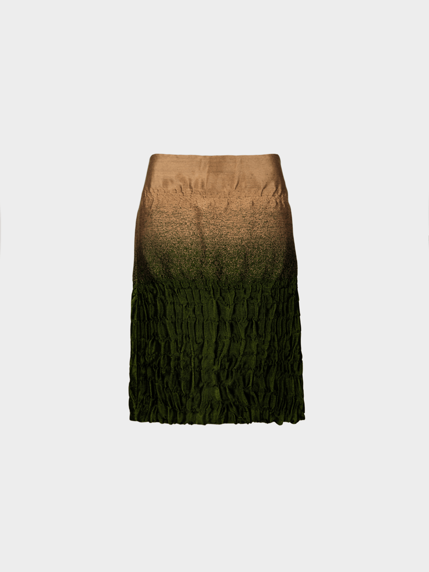 Prada FW 2007 Runway Ombré Textured Skirt
