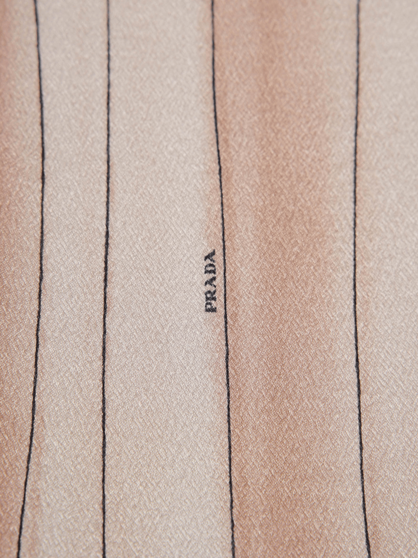 Prada SS 2006 Light Peach Champagne Mini Silk Dress
