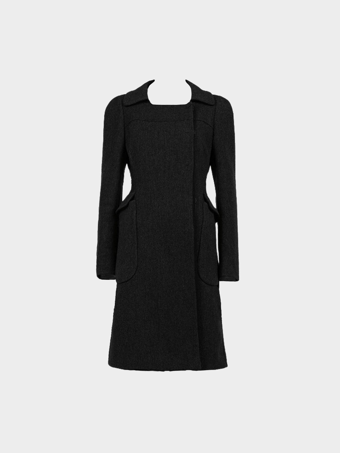 Prada FW 2001 Dark Grey Runway Coat