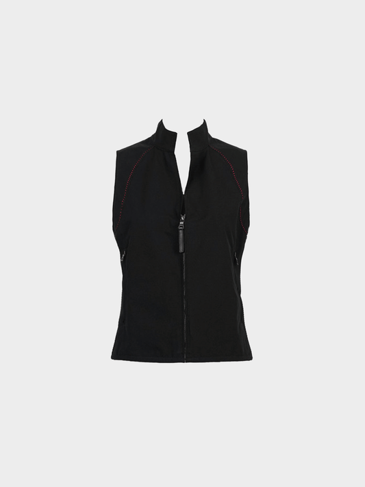 Prada SS 1999 Black Nylon Goretex Vest