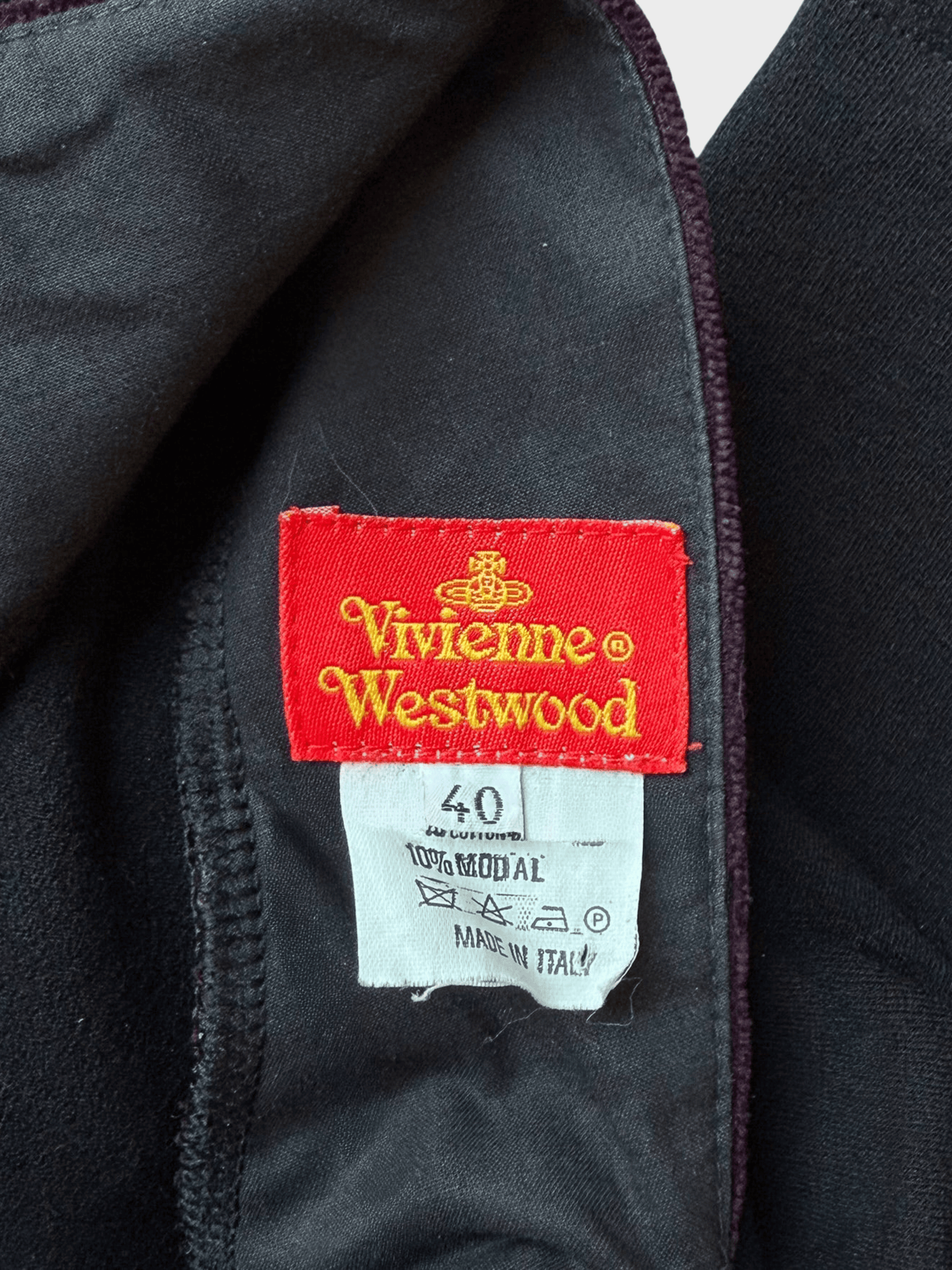 Vivienne Westwood 1990s Purple and Black Velvet Corset