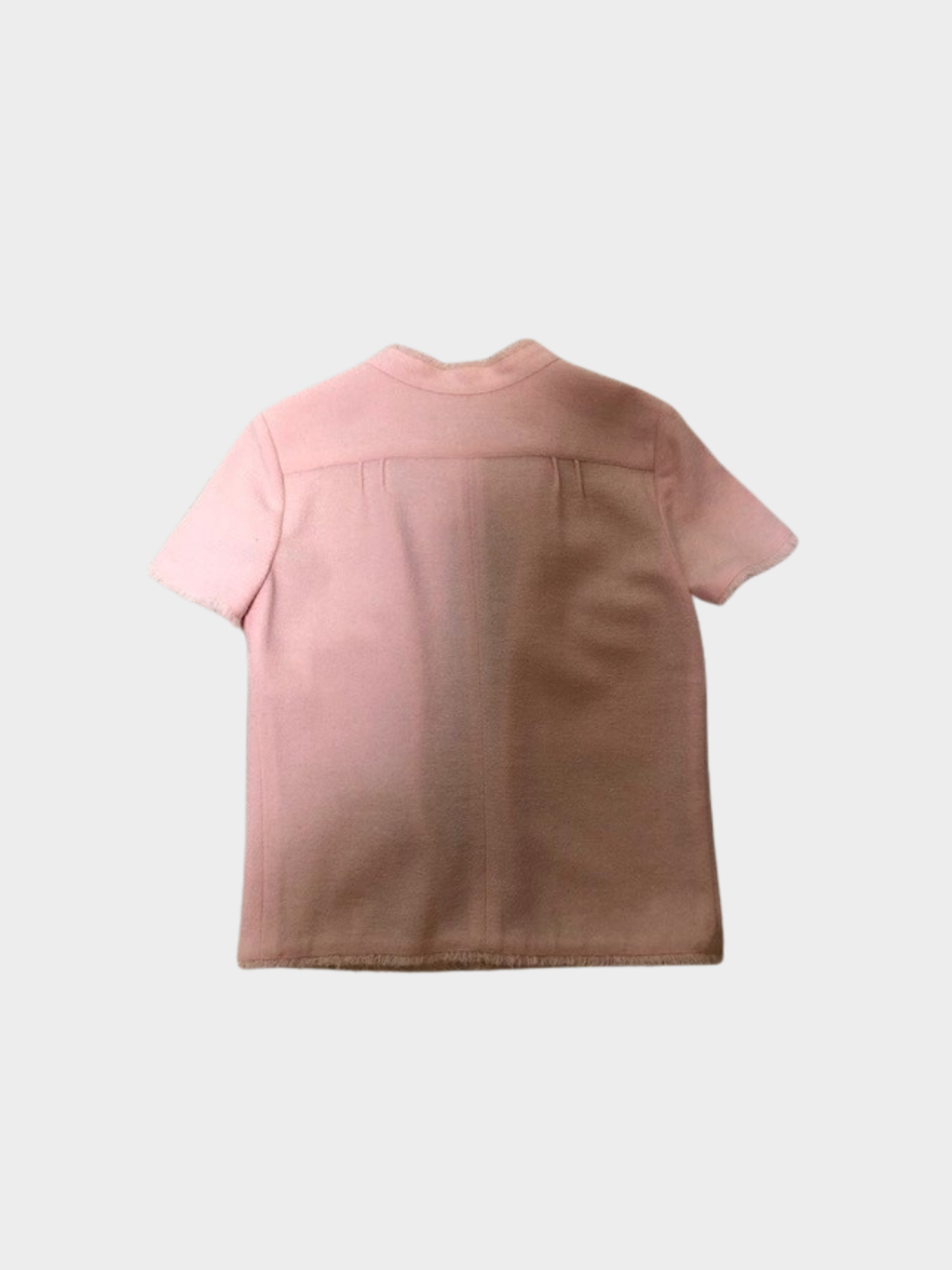 Chanel 2000s Pink Tweed Summer Jacket