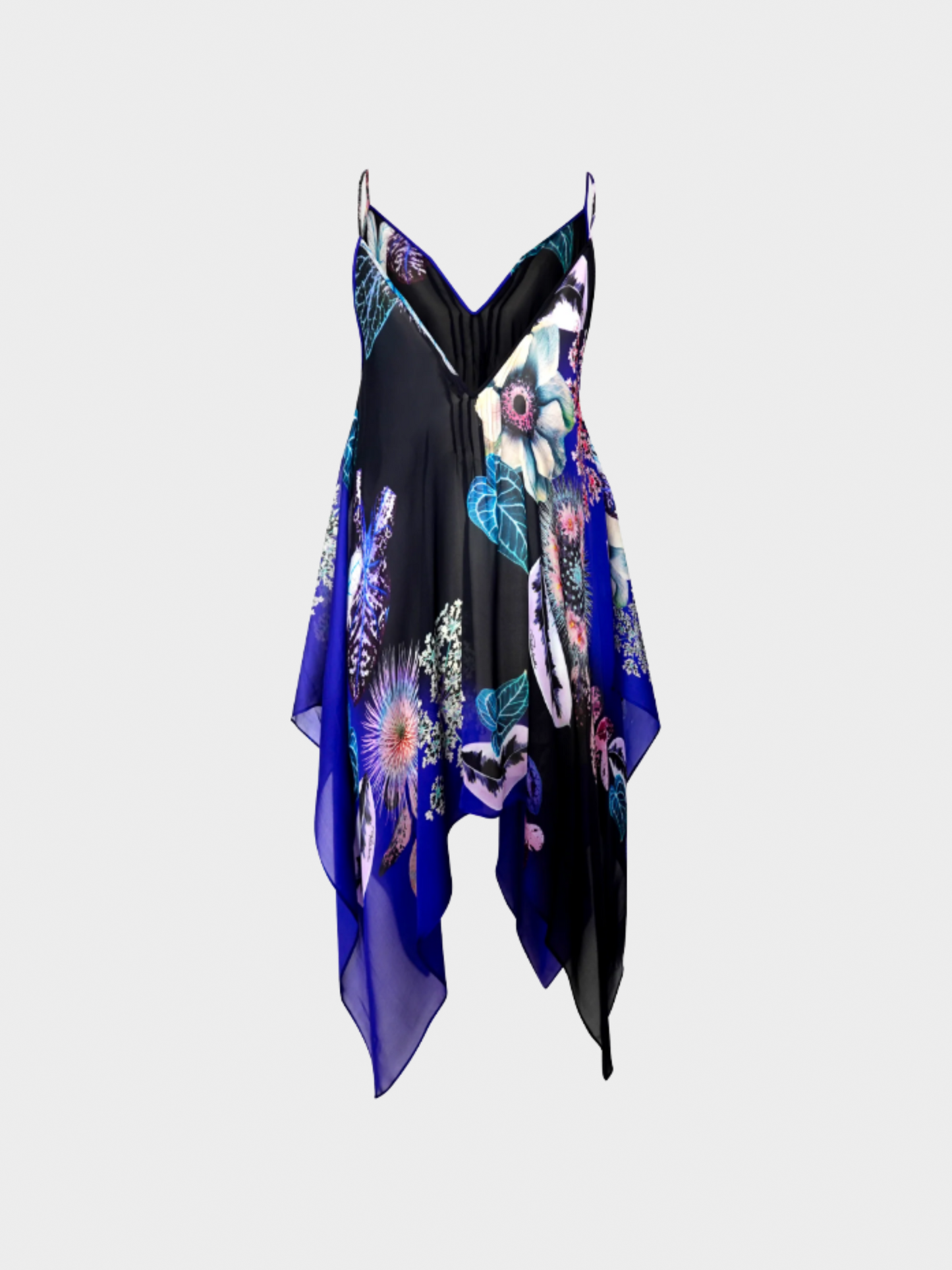 Roberto Cavalli Resort 2011 Multicoloured Tropical Pattern Dress