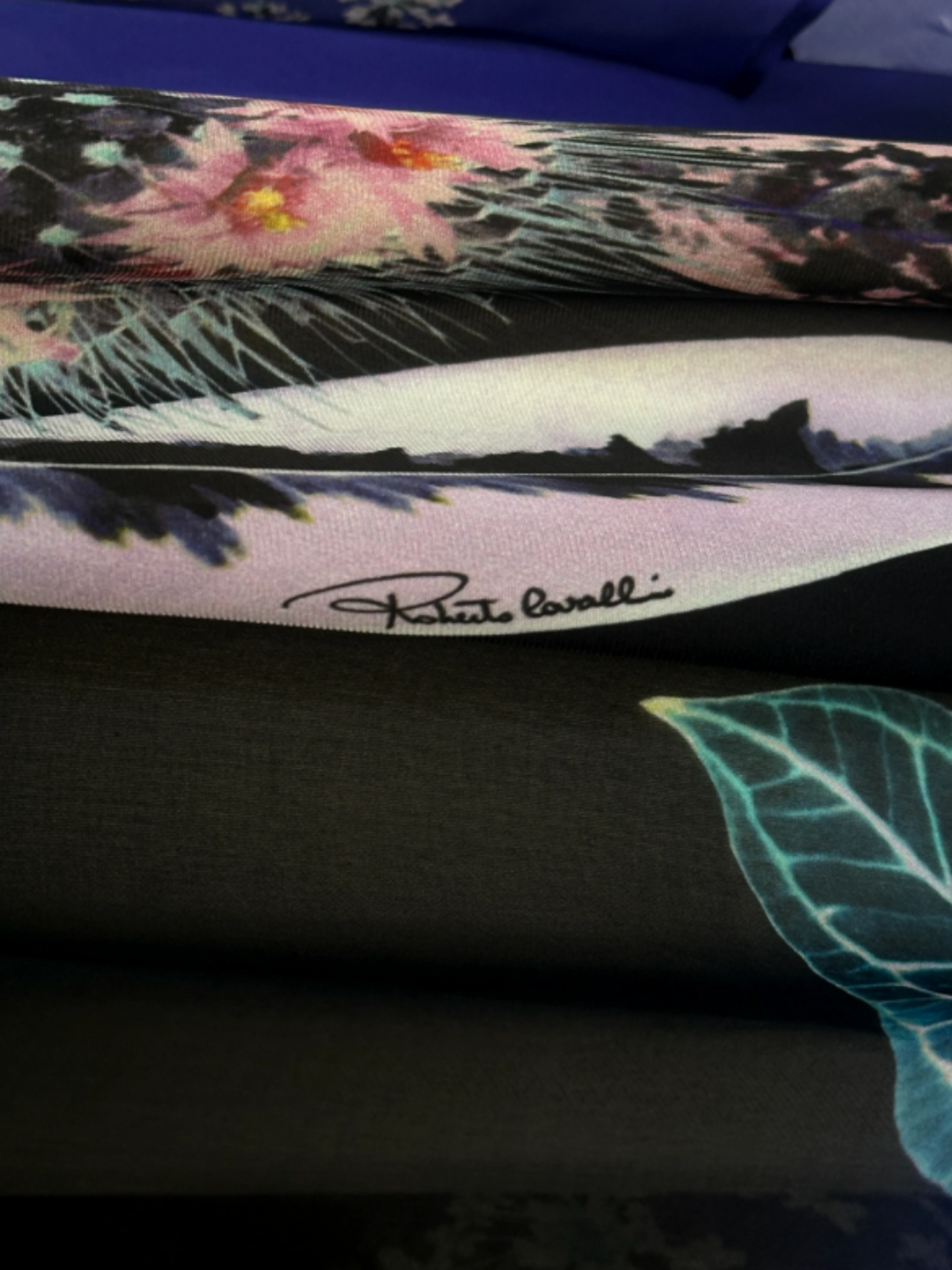 Roberto Cavalli Resort 2011 Multicoloured Tropical Pattern Dress