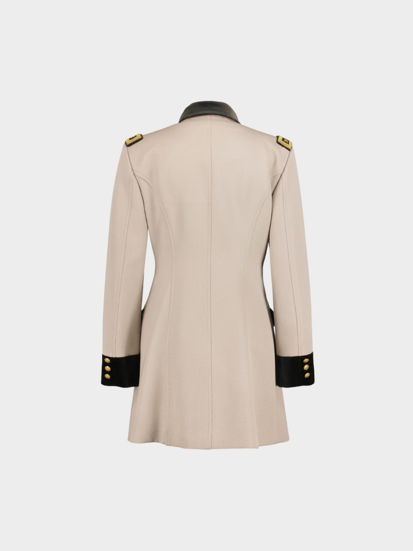 Ralph Lauren 2003 Beige Military Motif Coat