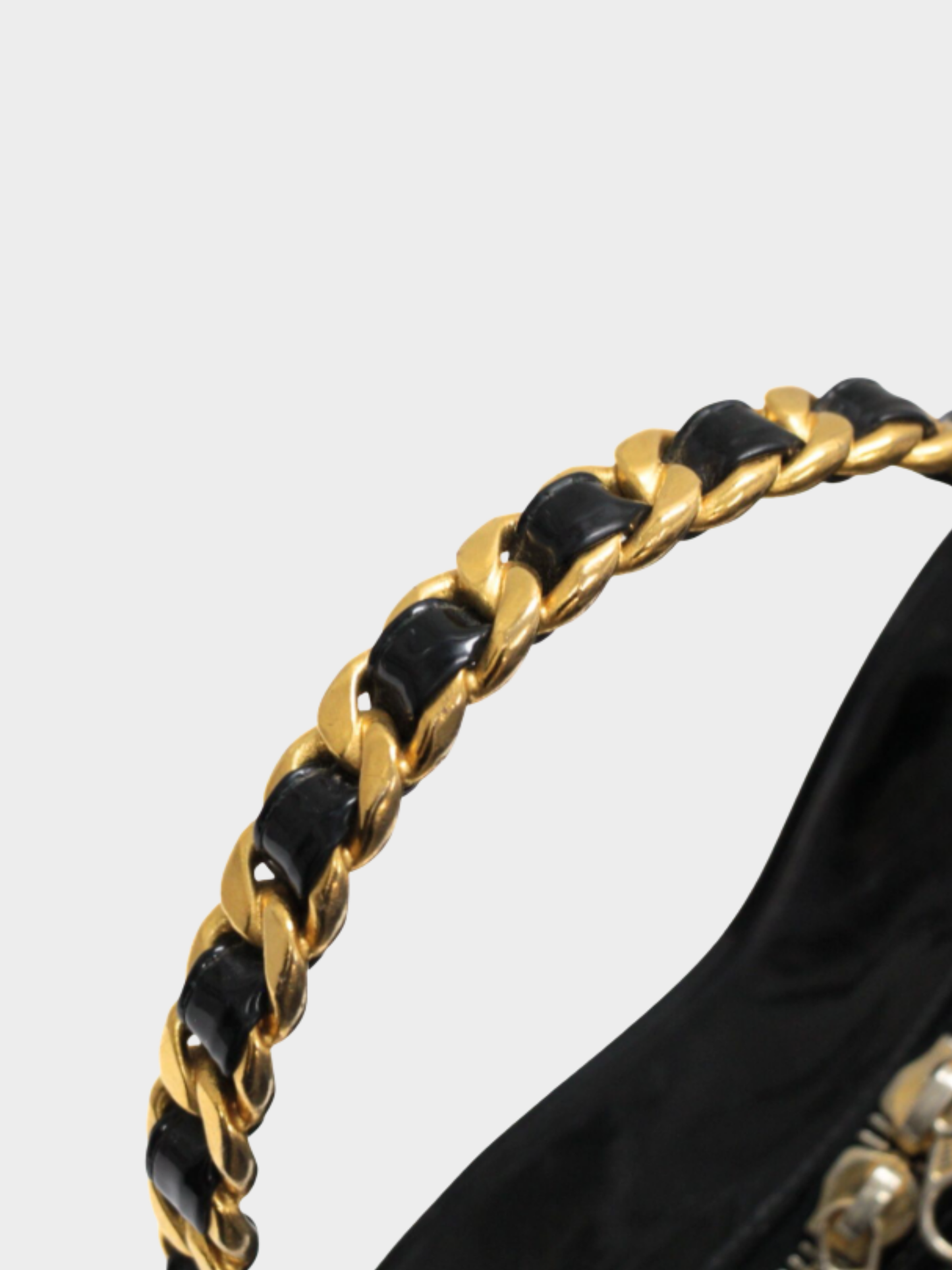 Chanel 1995 Black Heart Vanity Matelasse Coco Handbag