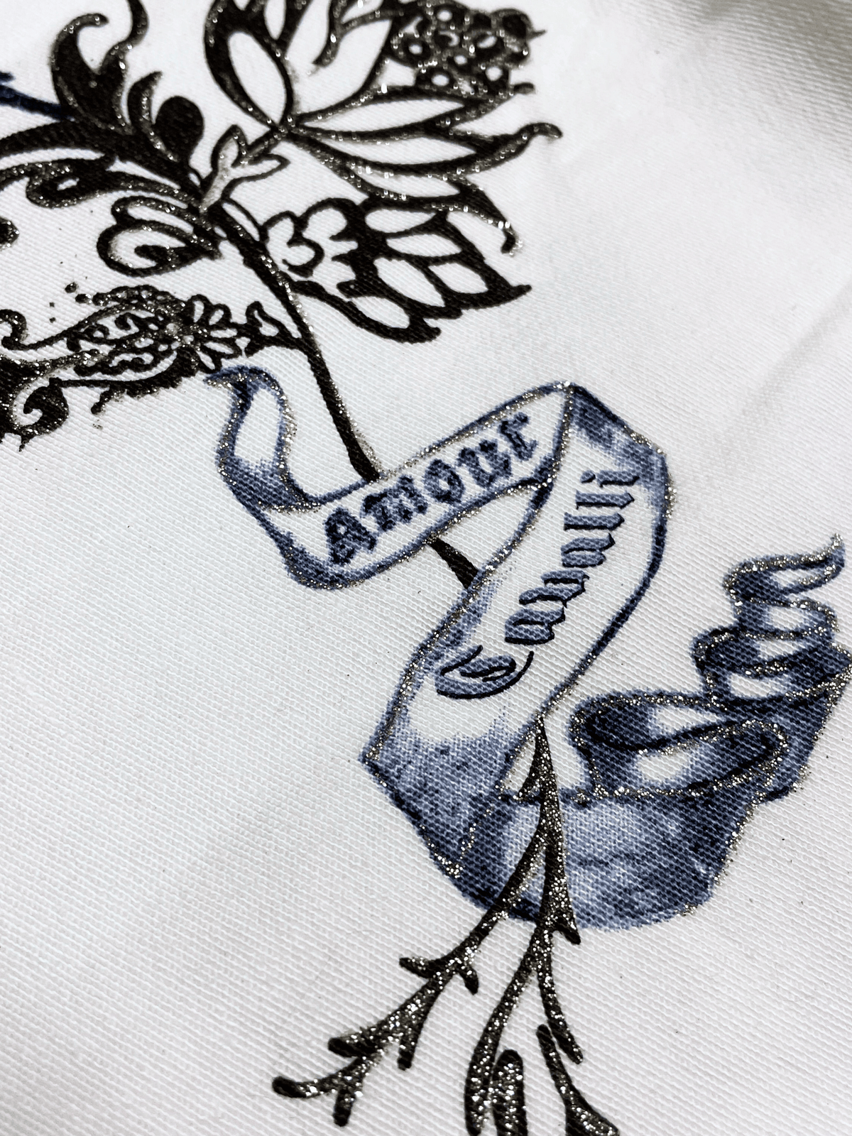 Roberto Cavalli SS 2003 White Printed Tattoo Pants