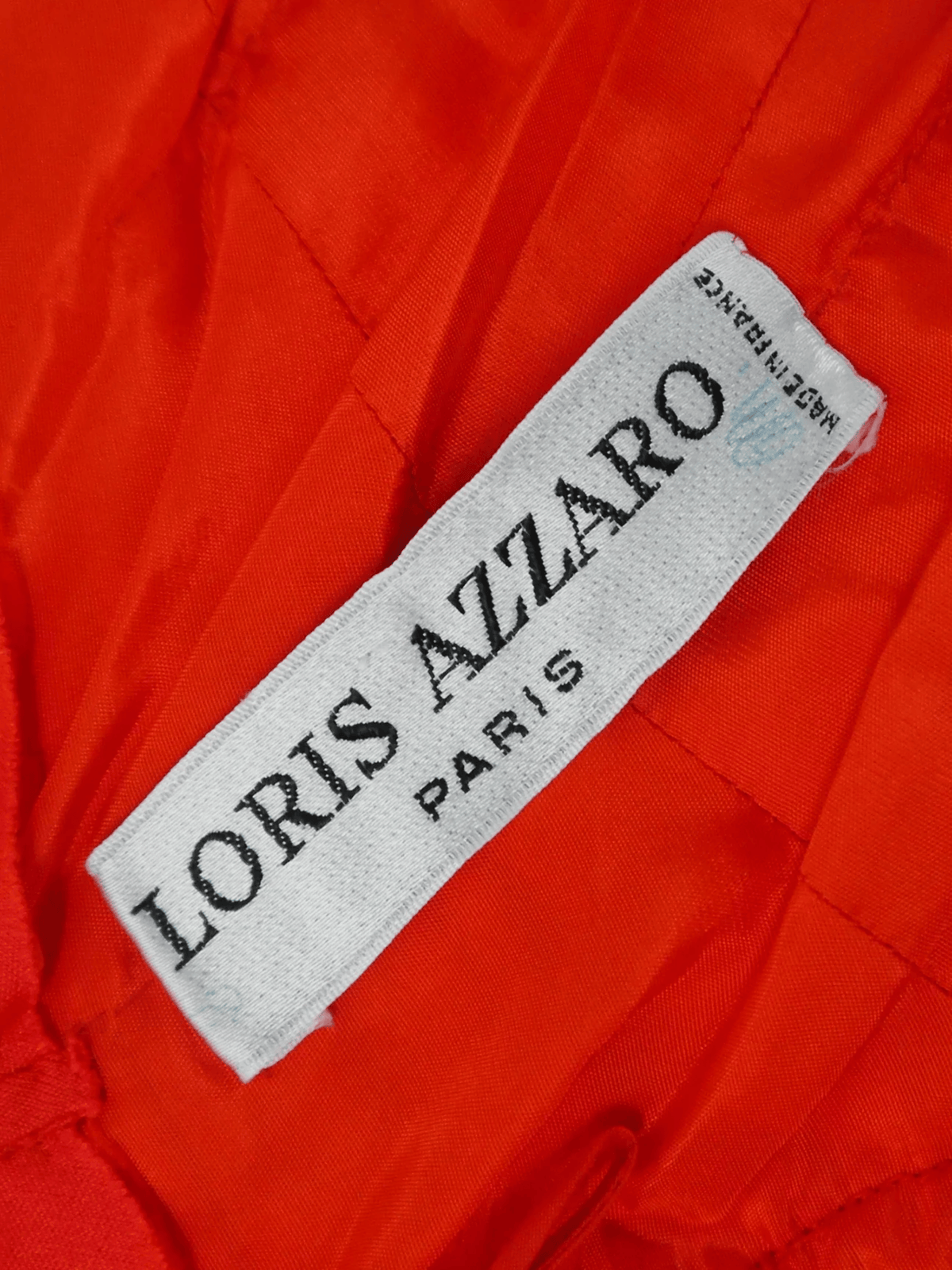 Loris Azzaro 1973 Red Ruched Jersey Maxi Dress