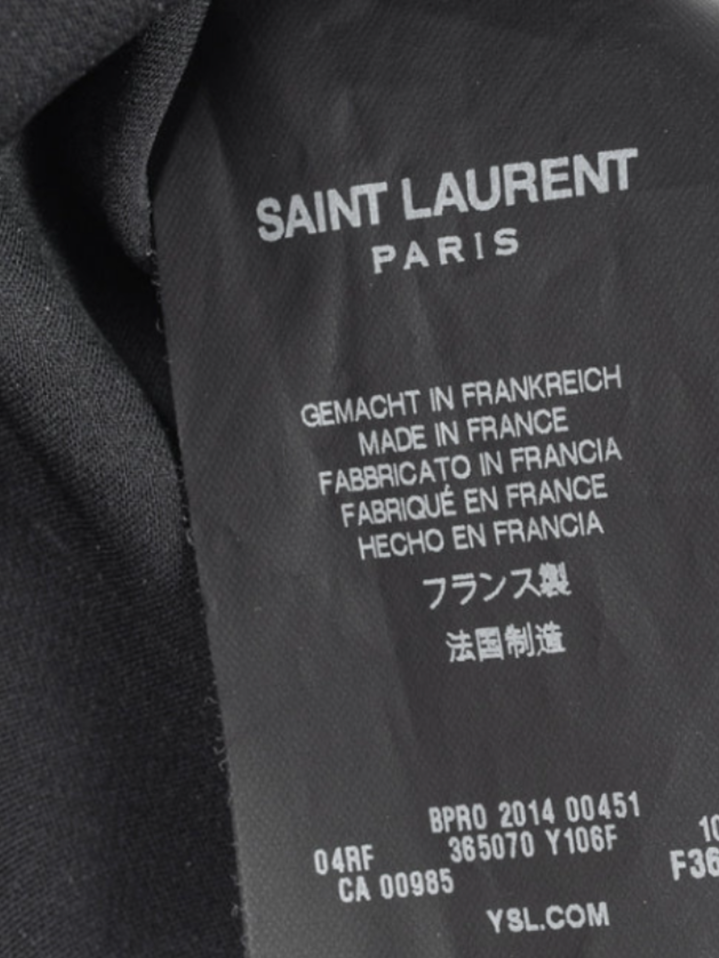 Yves Saint Laurent AW 2014 Runway Black Velvet Chain-Embellished Mini Dress