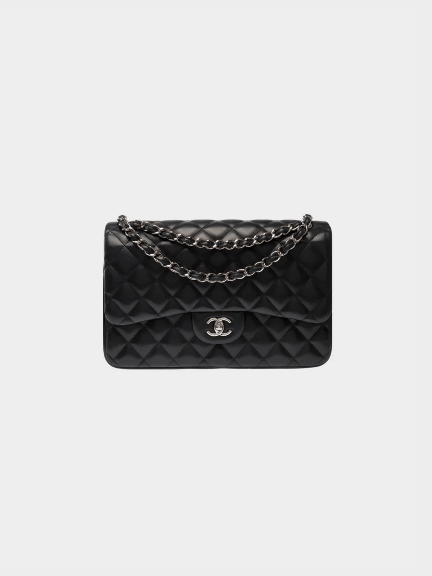 Chanel 2012-2013 Classic Black Caviar Quilted Flap Bag