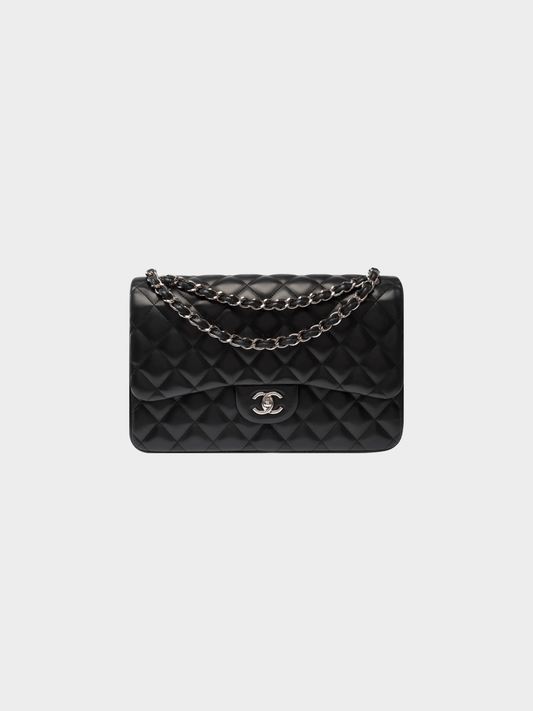 Chanel 2010-2011 Classic Black Caviar Quilted Flap Bag