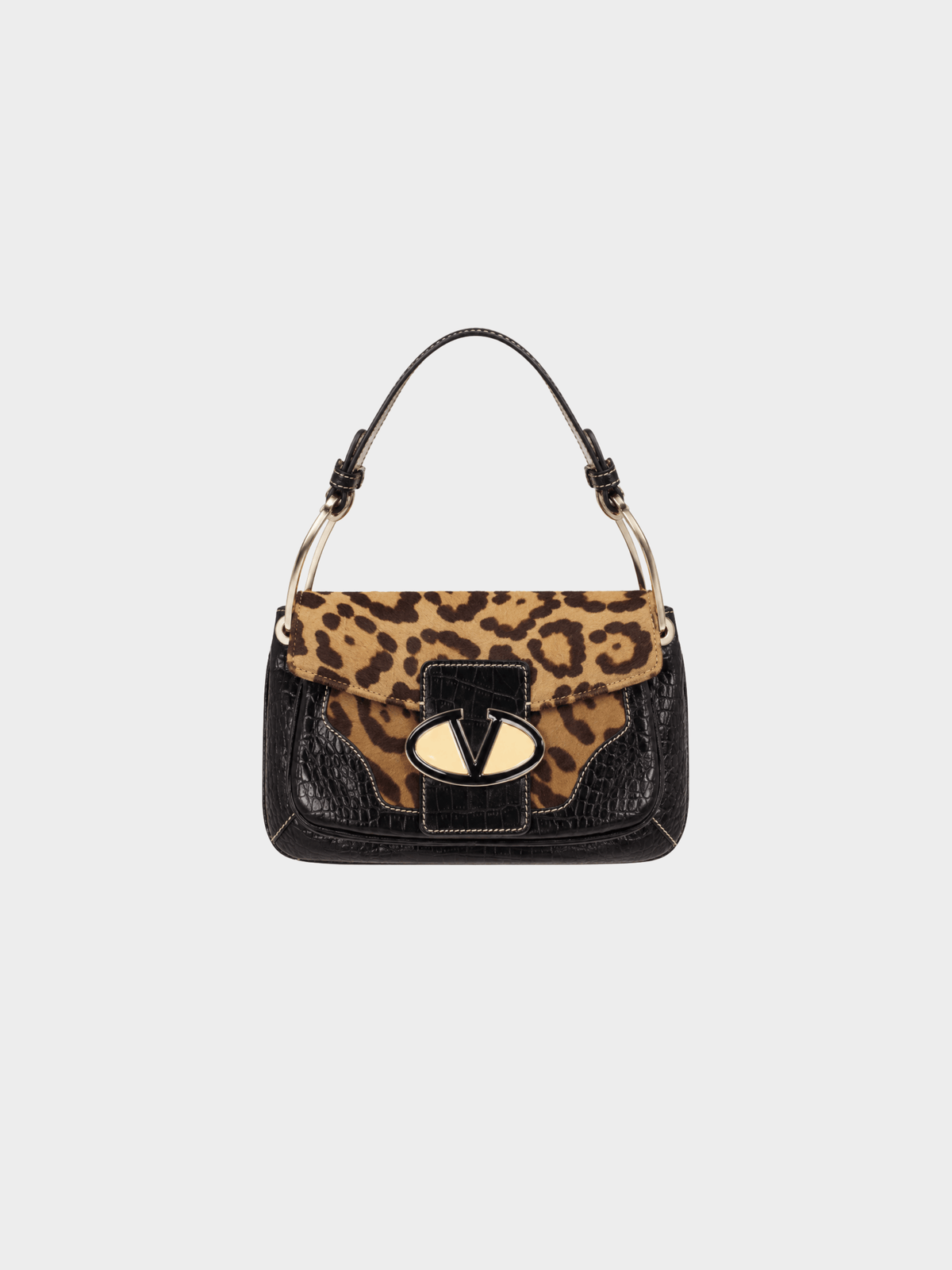 Valentino FW 2004 Runway Cheetah Pony Hair Leather Bag