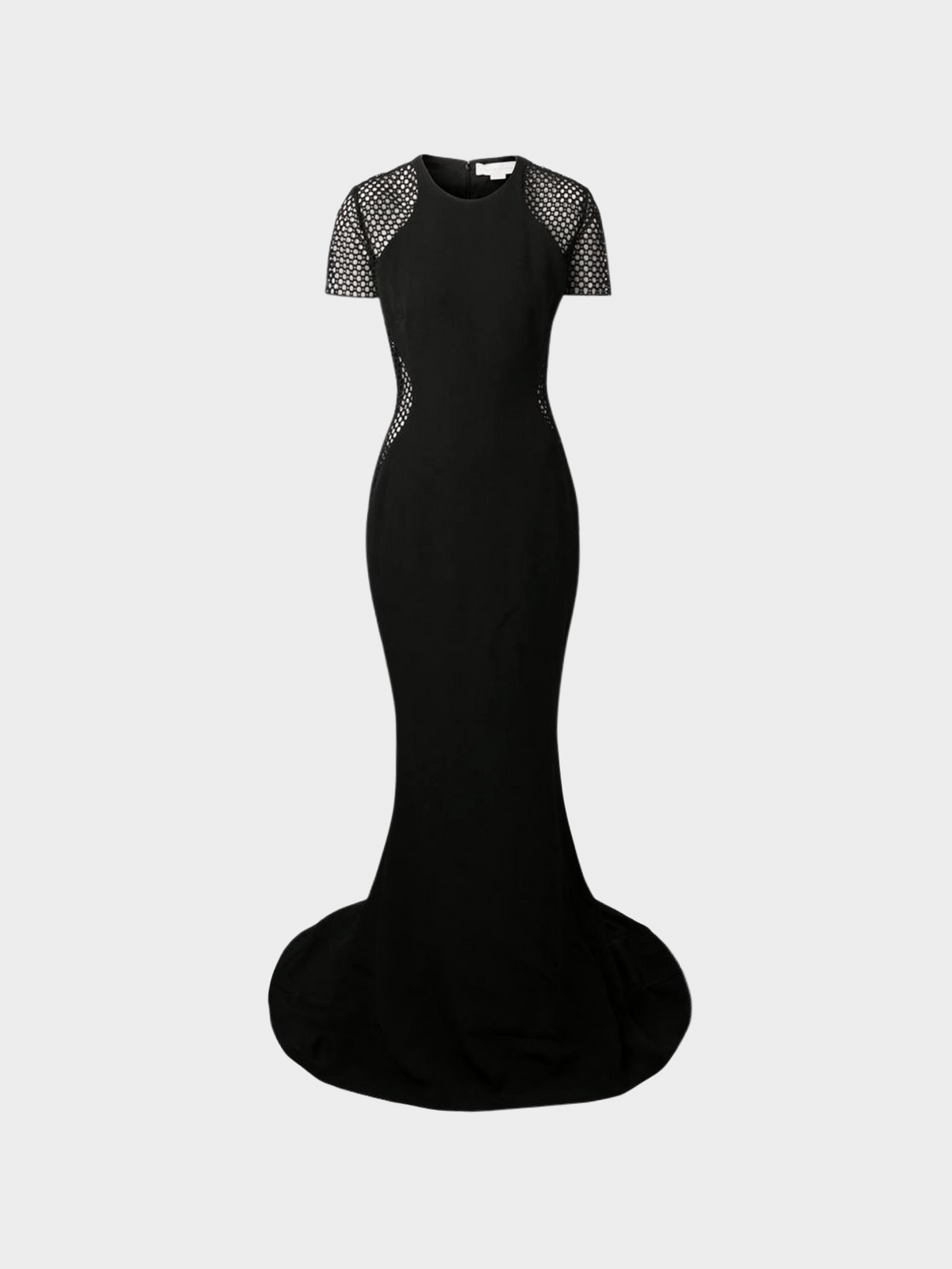 Stella McCartney 2014 Black Rayon Evening Train Dress