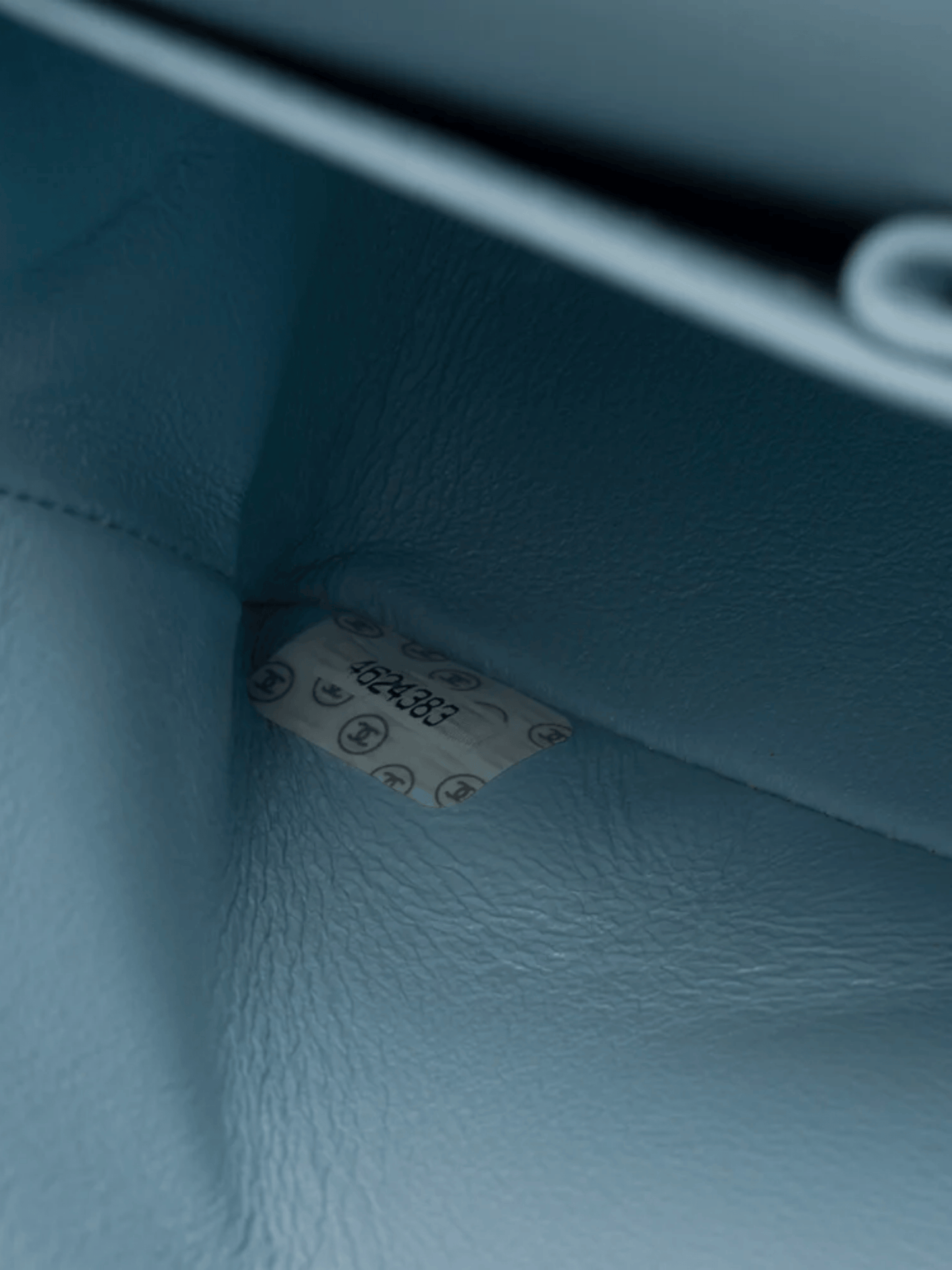 Chanel 1997 Timeless Medium Baby Blue Flap Bag