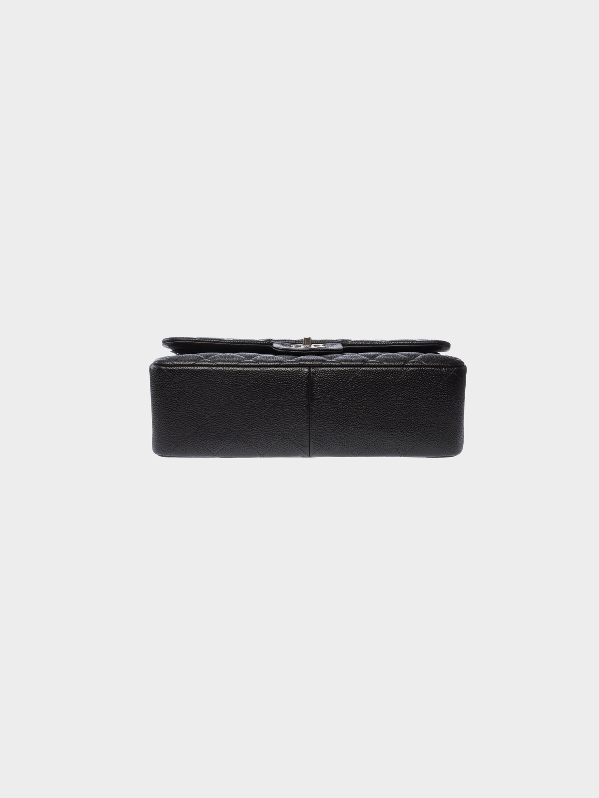 Chanel 2012-2013 Classic Black Caviar Quilted Flap Bag