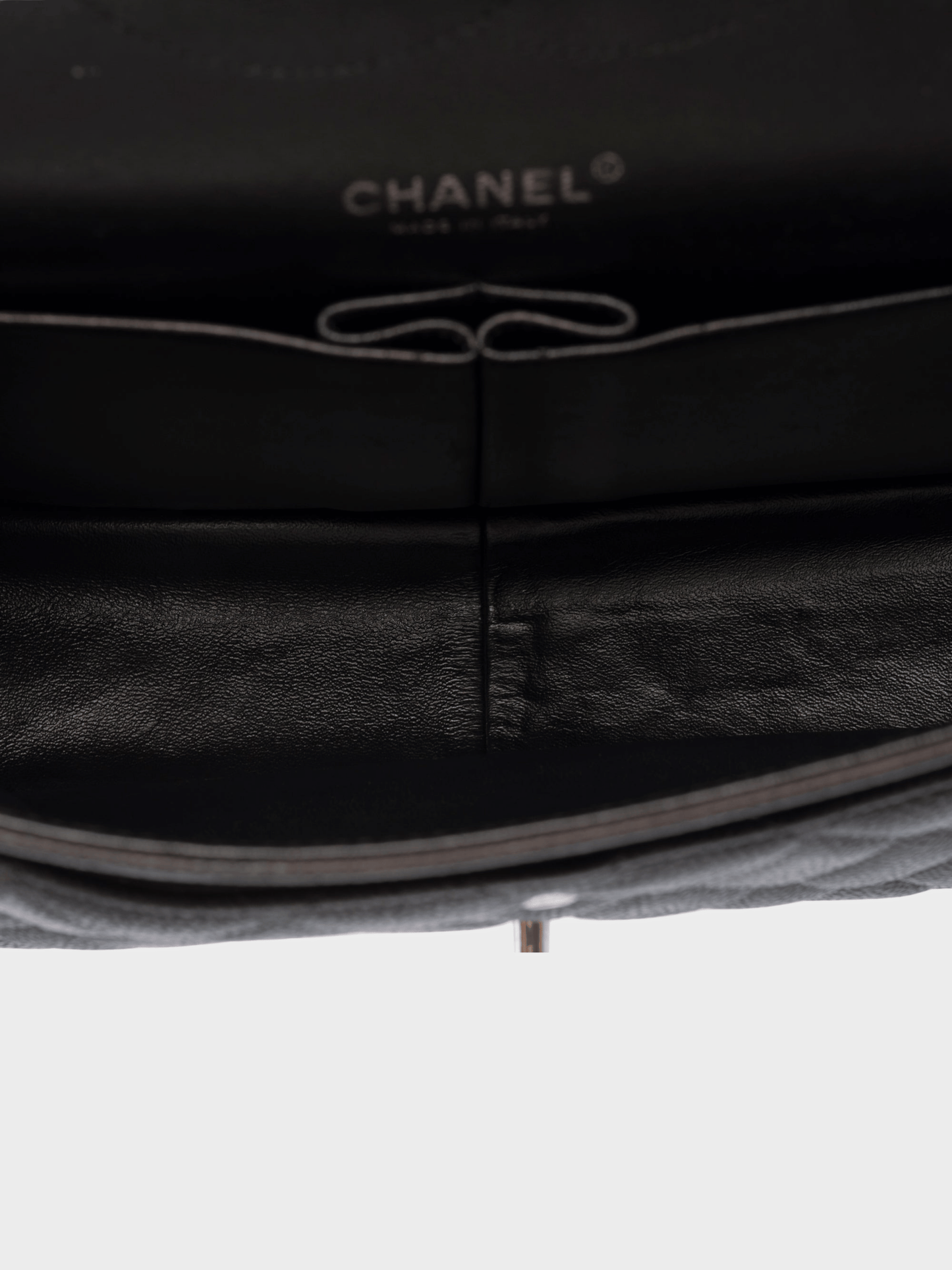 Chanel 2012-2013 Classic Black Caviar Quilted Flap Bag
