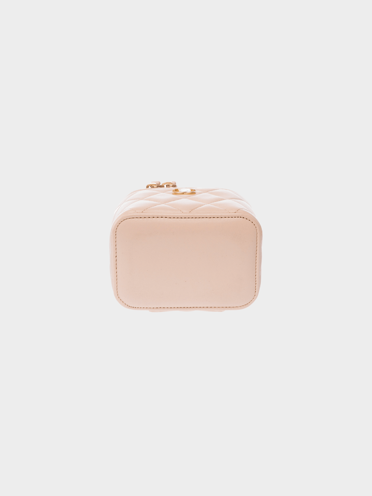 Chanel 2021 Pink Leather Vanity Case