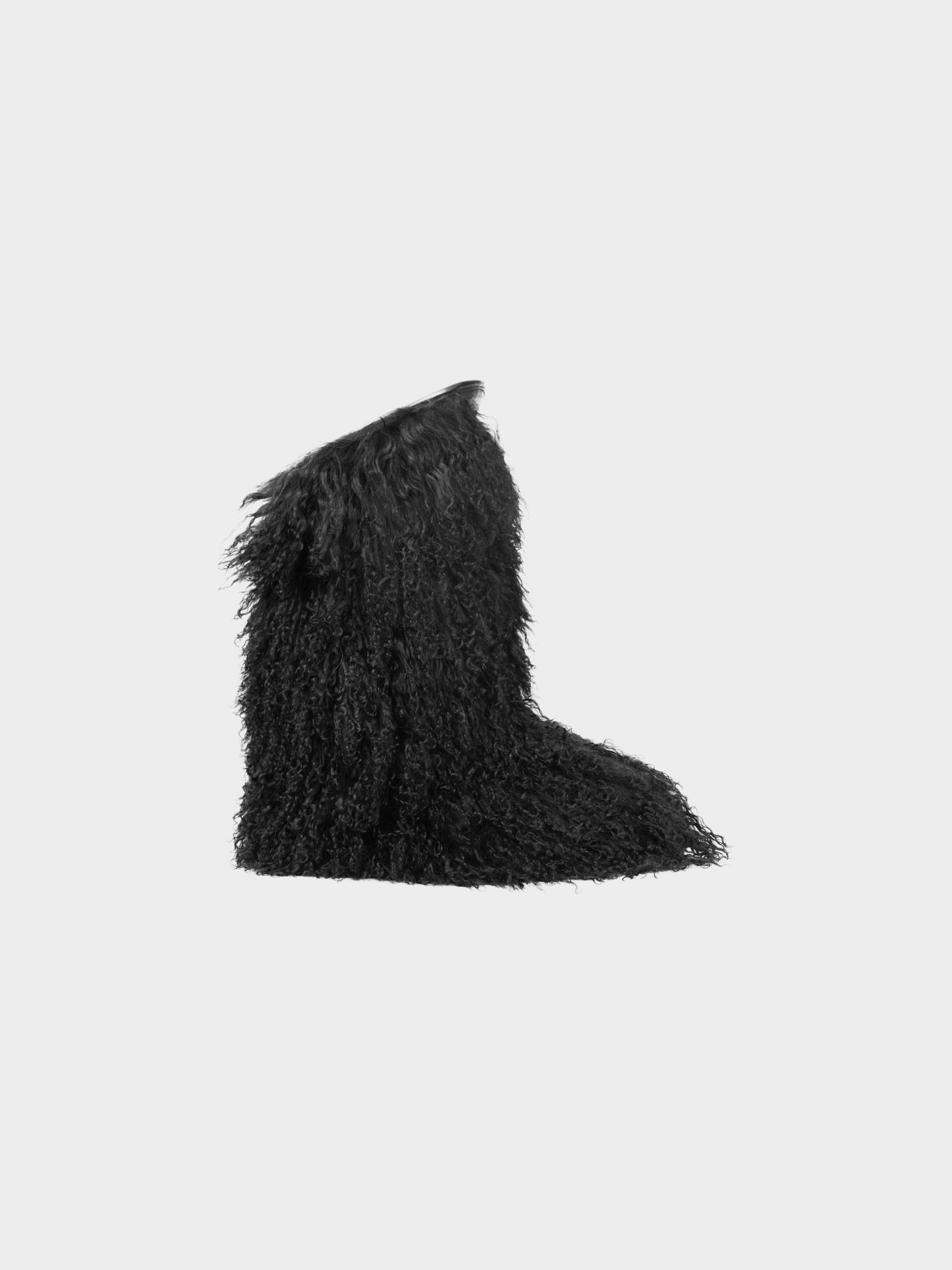 Yves Saint Laurent 2018 Nero Panenelli Mongolia Furry Patch Snowboots