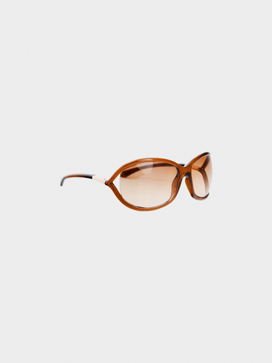 Tom Ford 2000s Jennifer Brown Butterfly Sunglasses