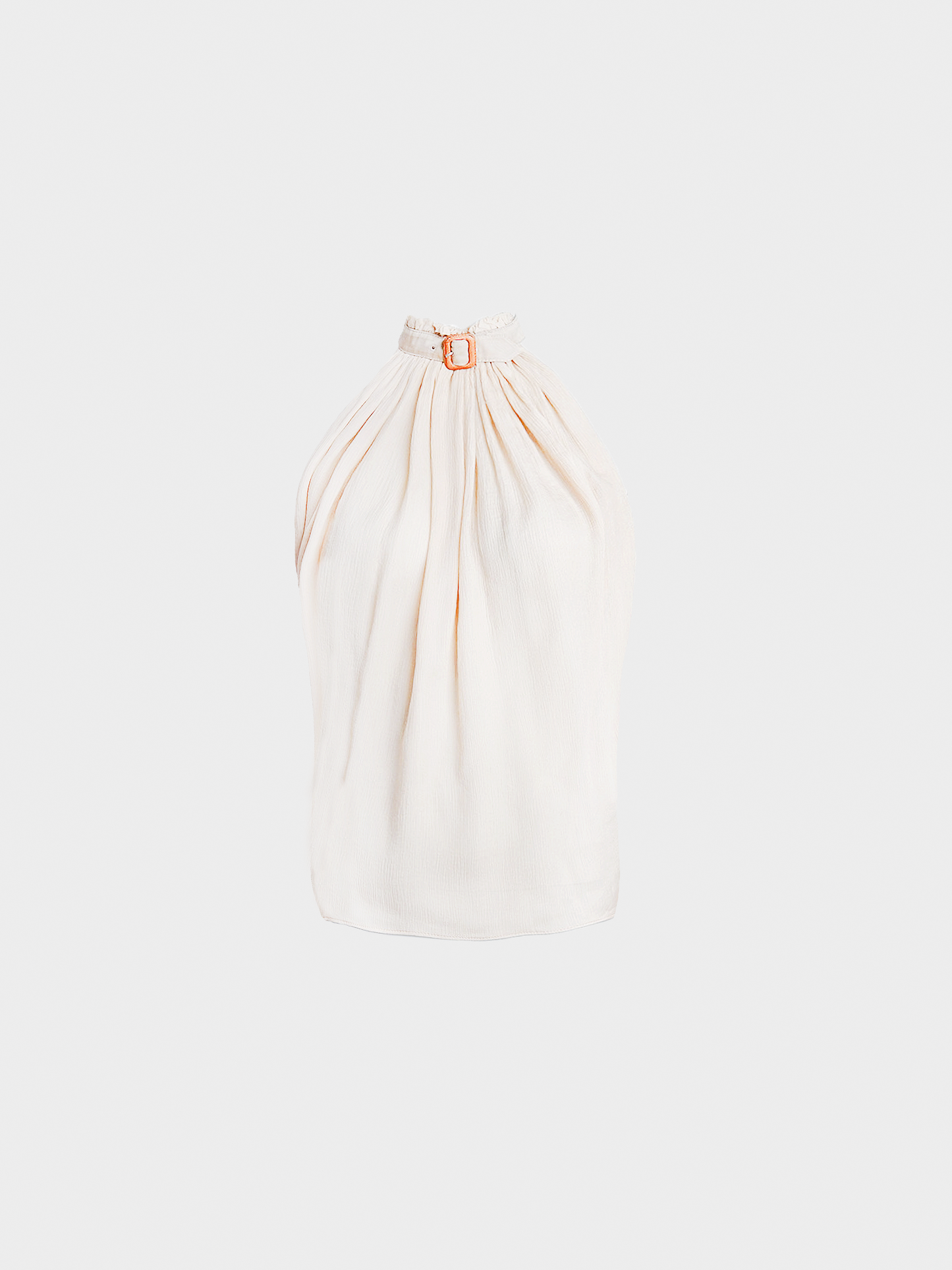 Miu Miu FW 2002 Beige Halter Neck Top