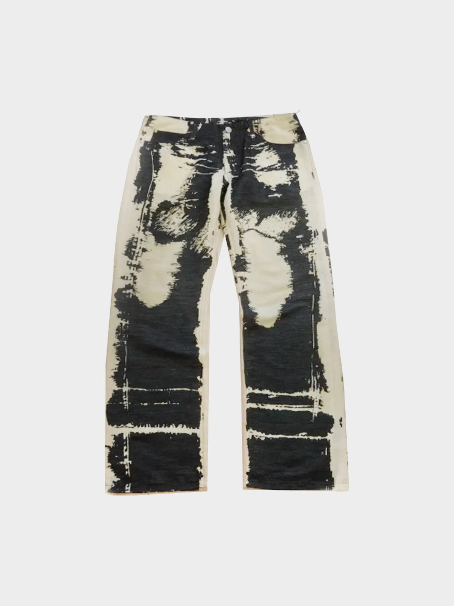 Jean Paul Gaultier Rare 1990s Ink Denim