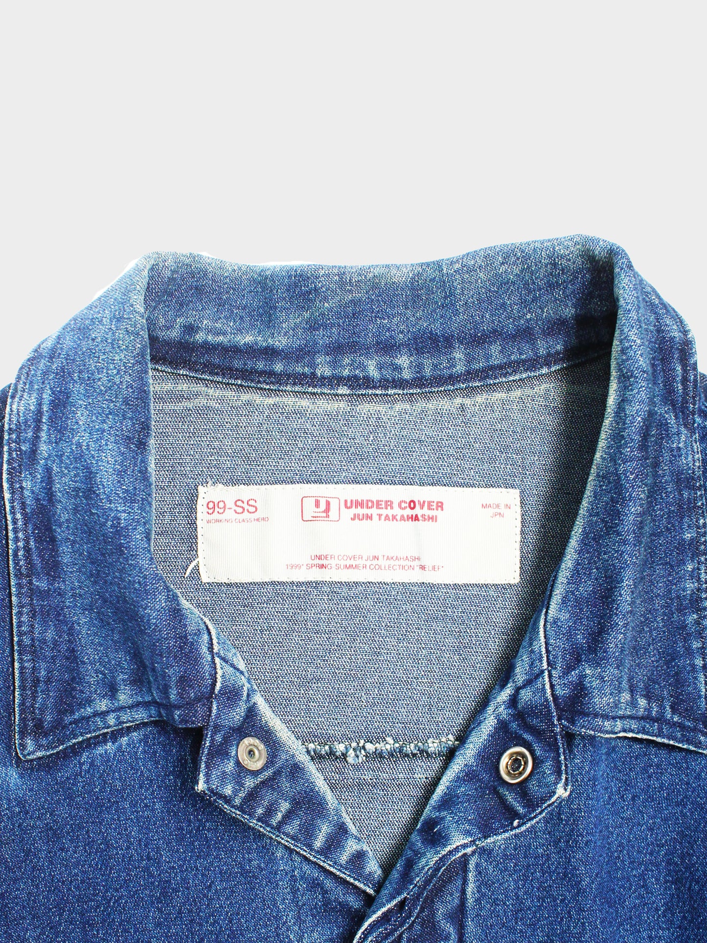 UNDERCOVER SS 1999 Relief Trucker Denim Jacket