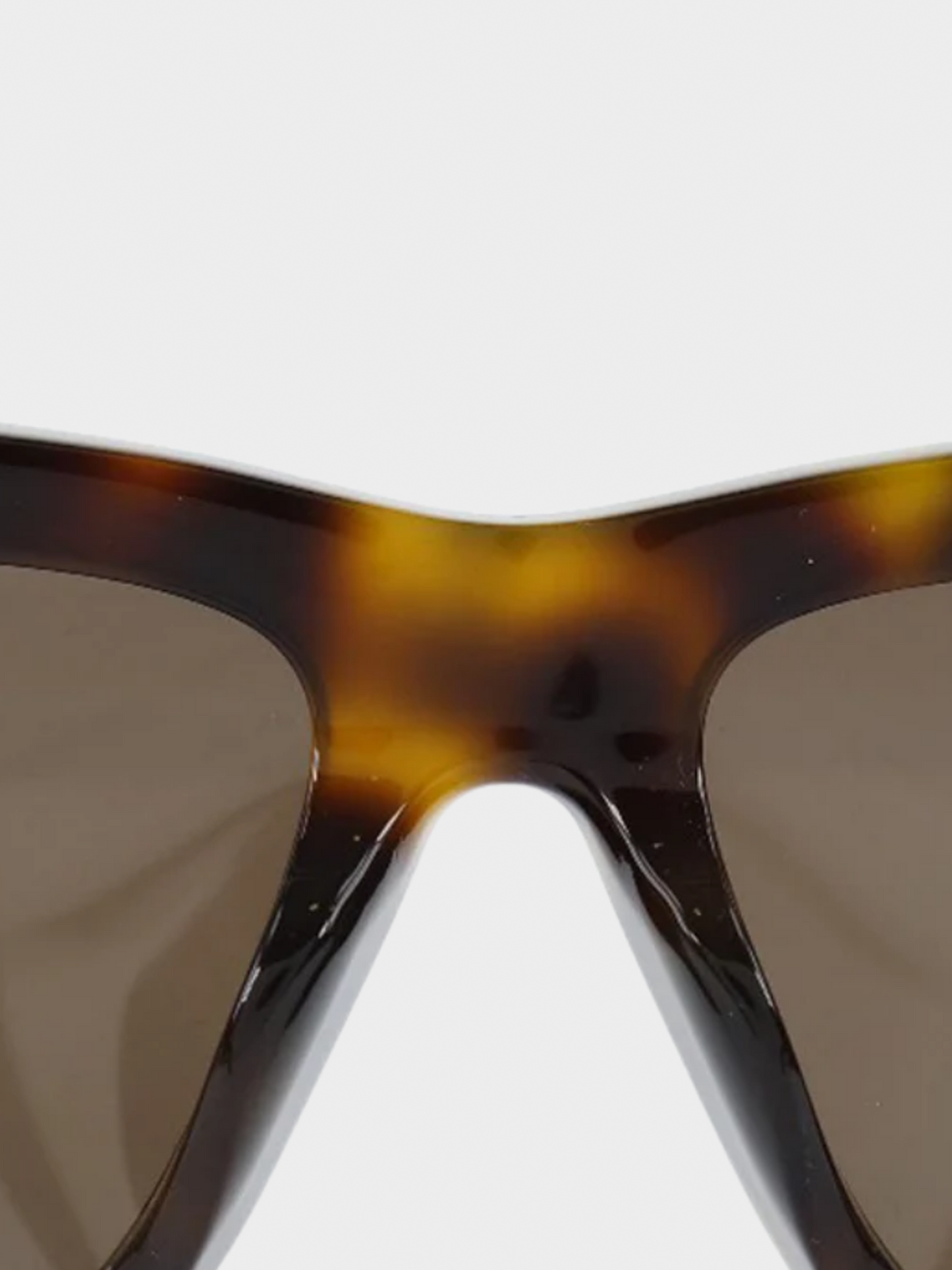 Valentino 2000s Brown Tortoiseshell Sunglasses