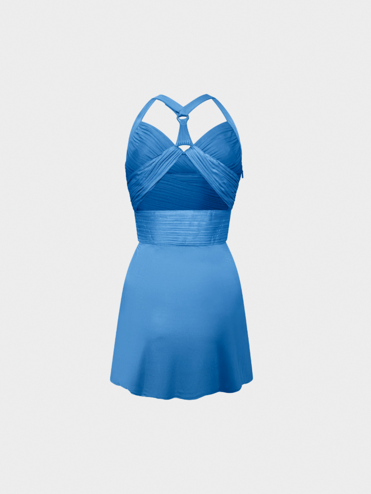 Versace by Donatella Versace SS 2008 Blue Strap Dress