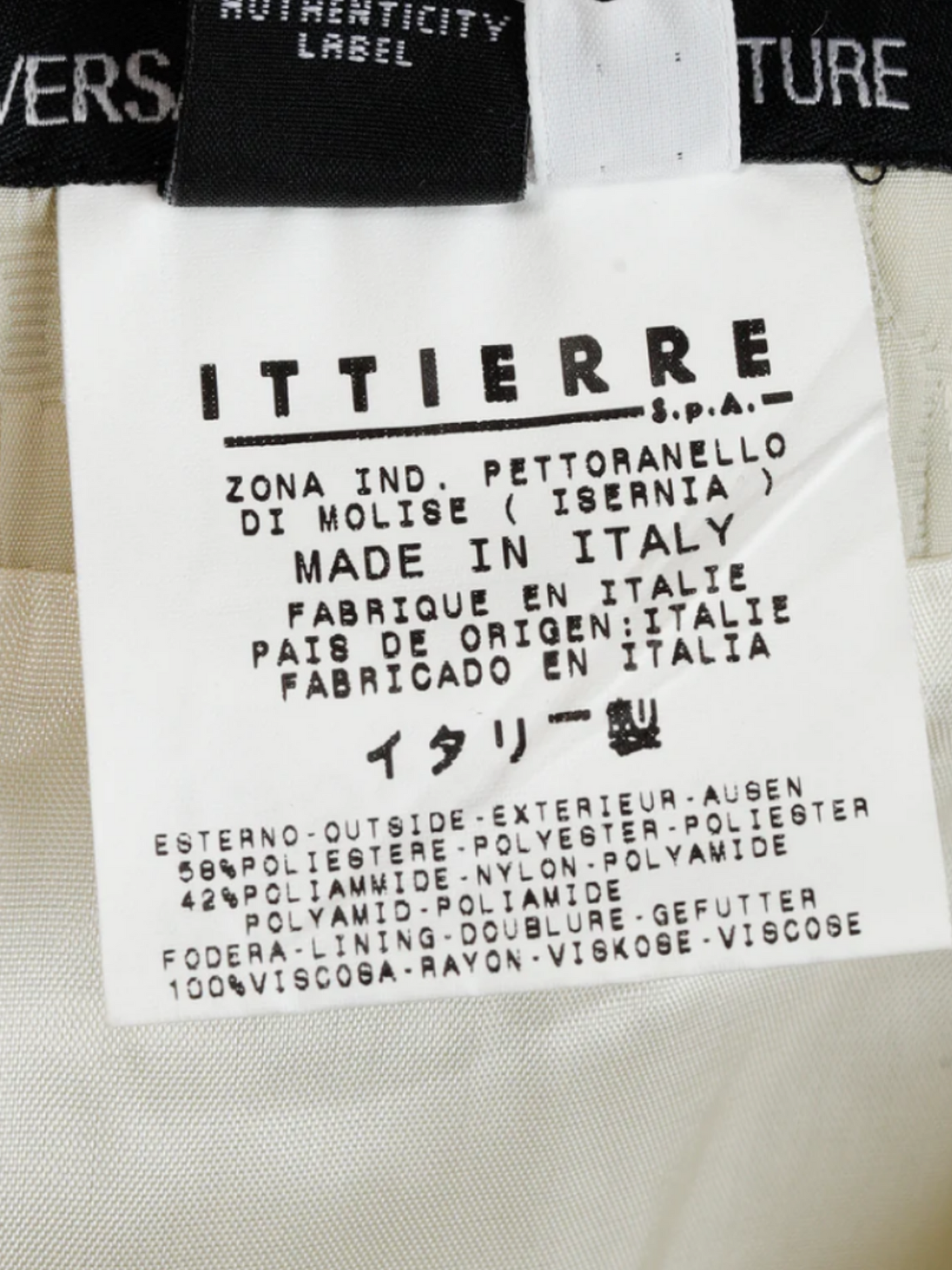 Versace Jeans 2000s White Couture Quilted Wrap Skirt