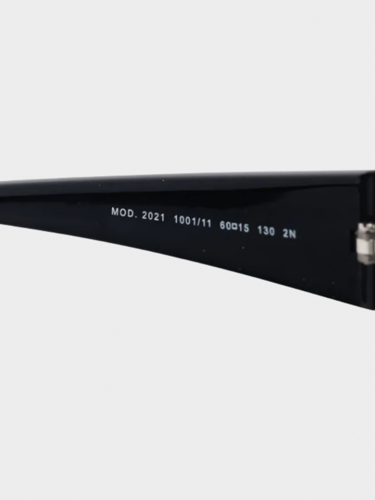 Versace 2021 Black Medusa-Temple Rectangle Sunglasses