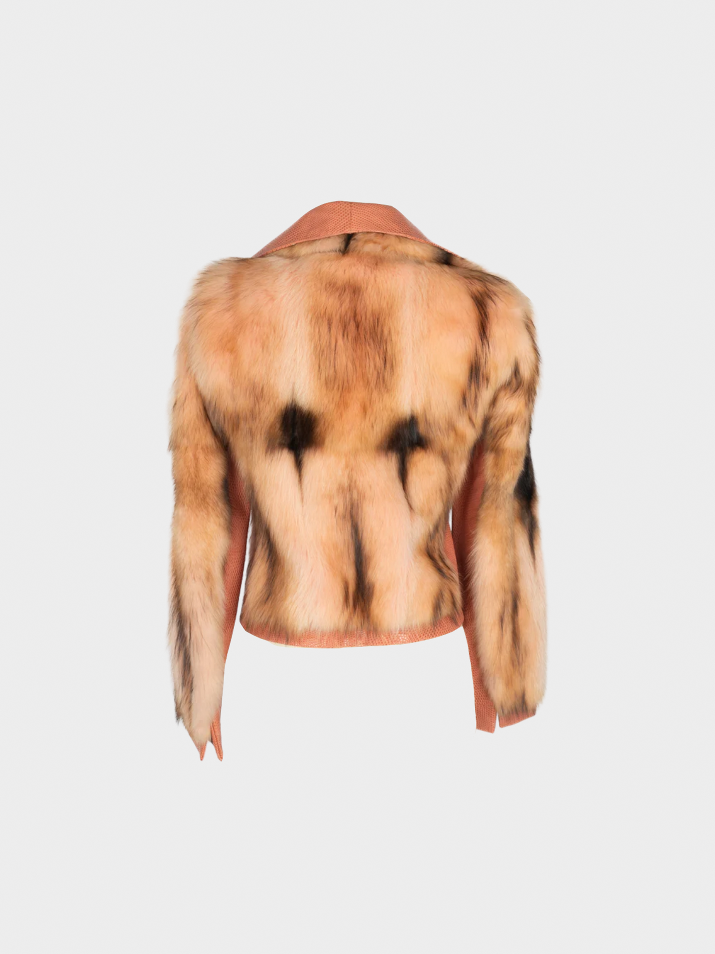 Gianni Versace FW 2000 Pink Couture Fur Jacket