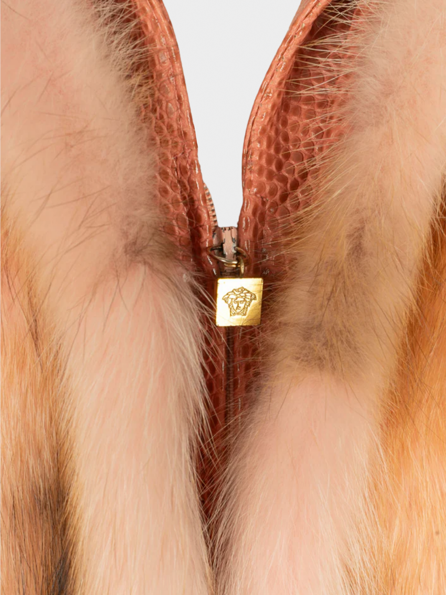 Gianni Versace FW 2000 Pink Couture Fur Jacket