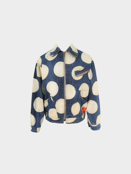 Vivienne Westwood SS 1986 Polka Dot Printed Denim Jacket