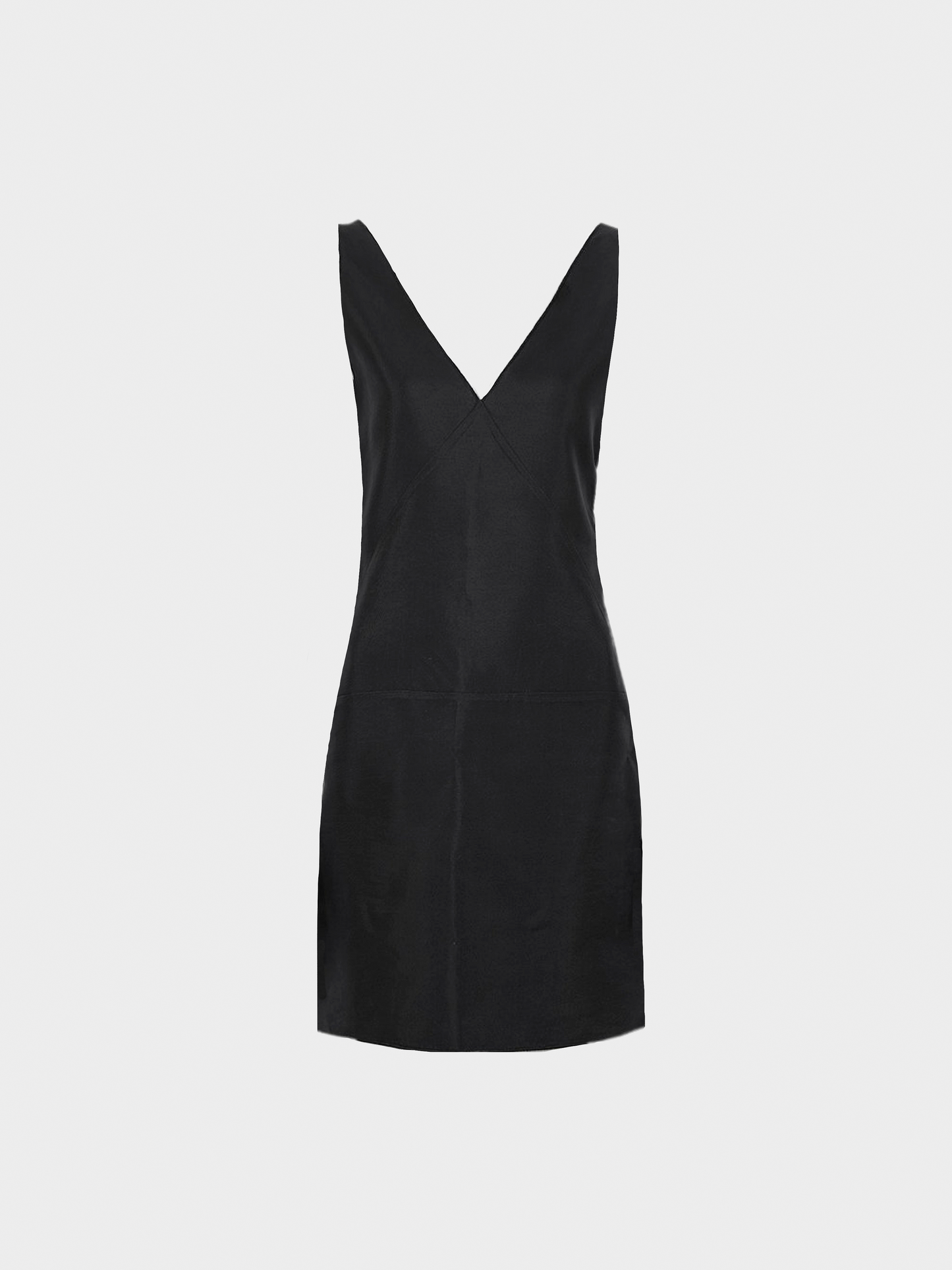Miu Miu FW 1998 Black V-Neck Mini Dress