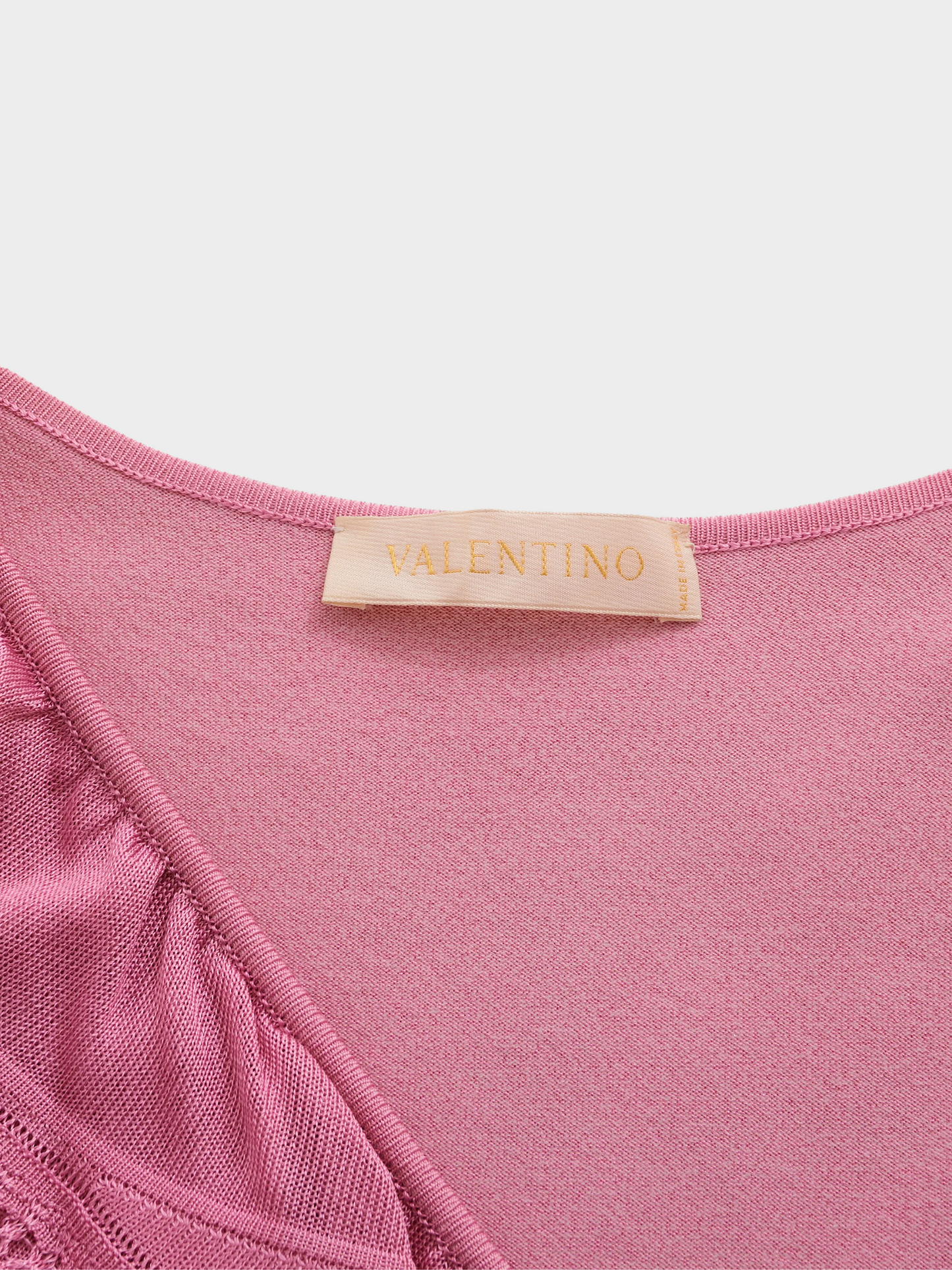 Valentino 2000s Pink Lace Top and Pants Set